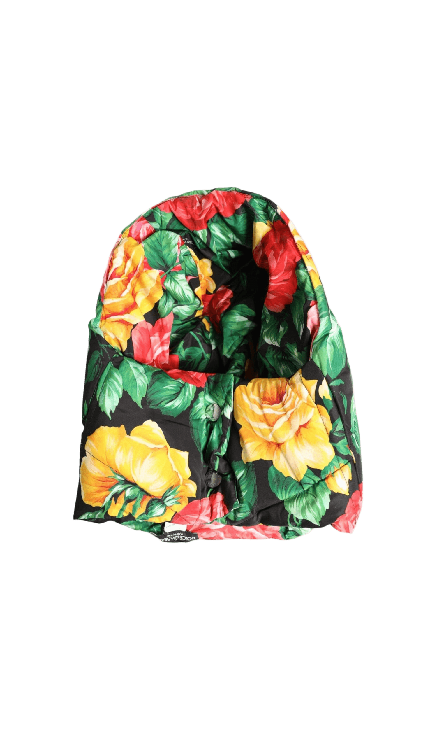 Dolce & Gabbana Multicolor Floral Print Whole Head Wrap Hat Glam Steals