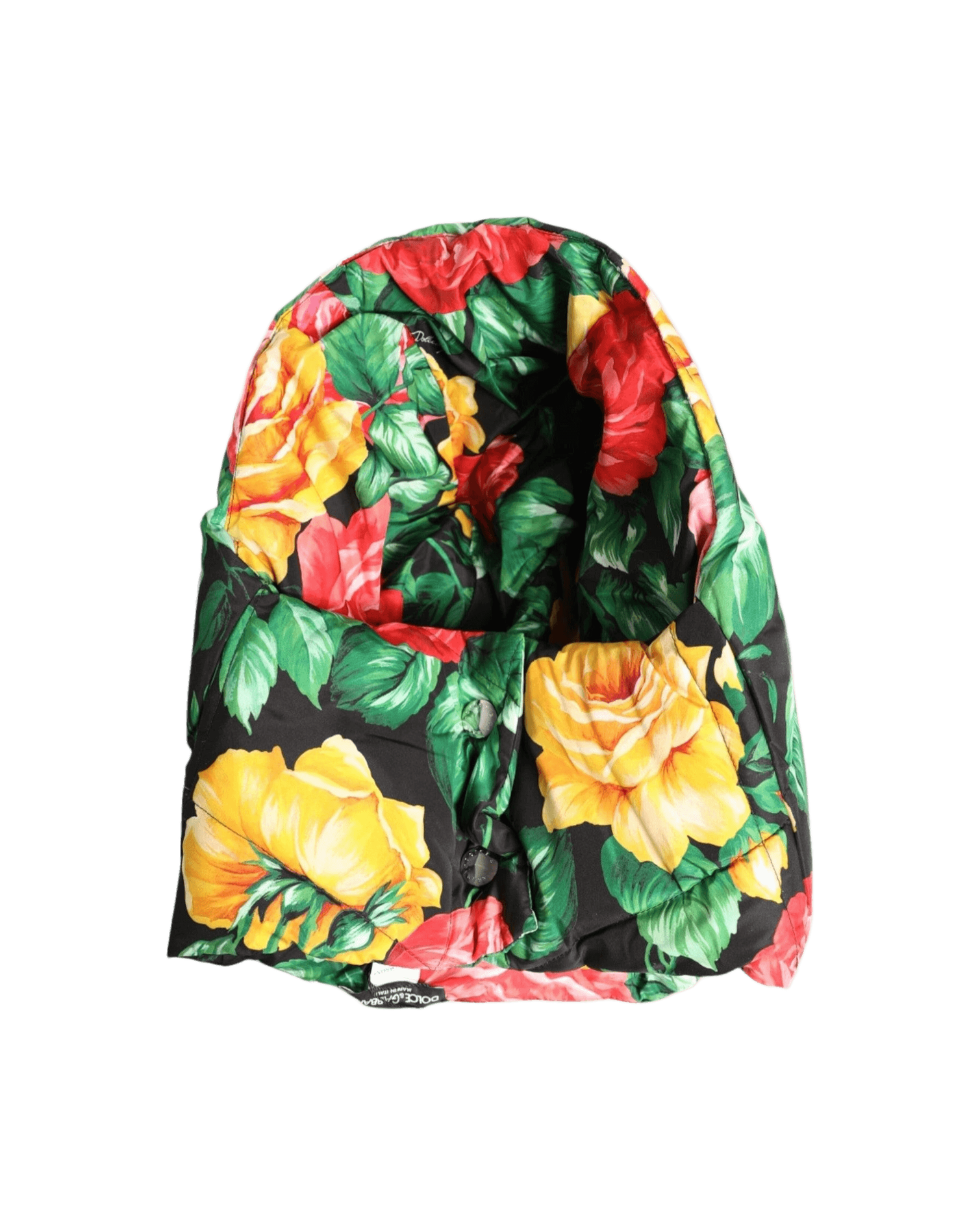 Dolce & Gabbana Multicolor Floral Print Whole Head Wrap Hat Glam Steals