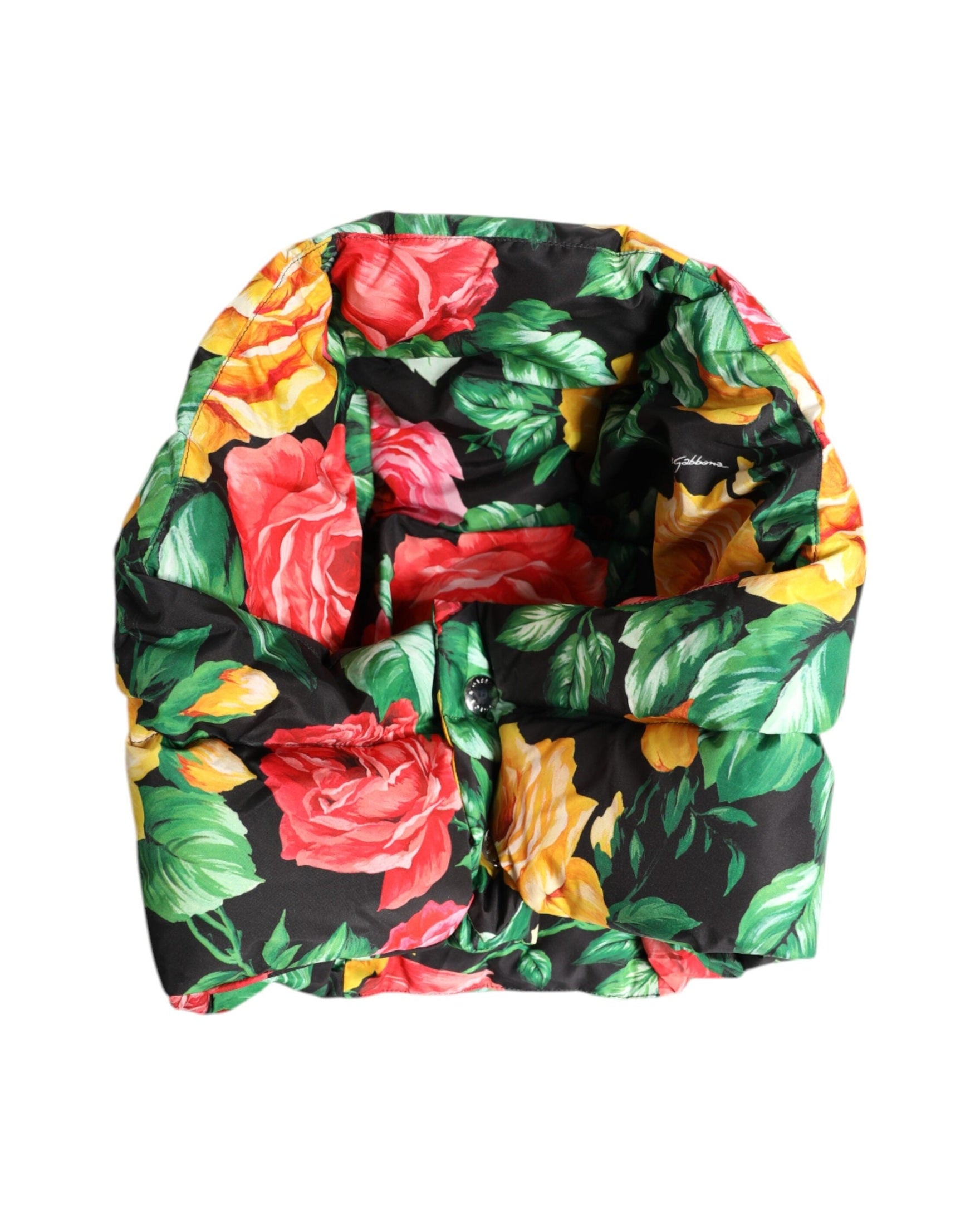 Dolce & Gabbana Multicolor Floral Print Whole Head Wrap Hat Glam Steals