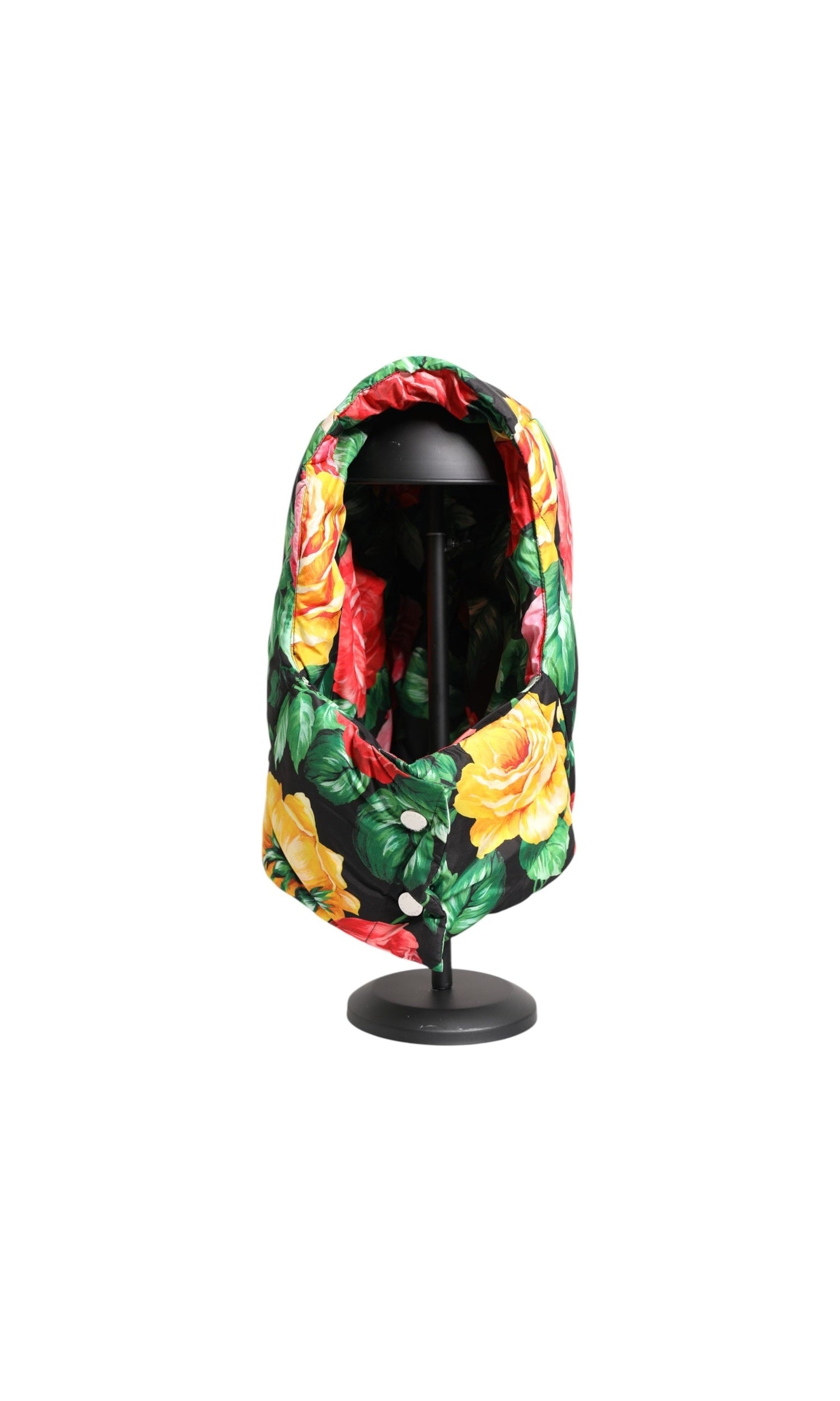 Dolce & Gabbana Multicolor Floral Print Whole Head Wrap Hat Glam Steals