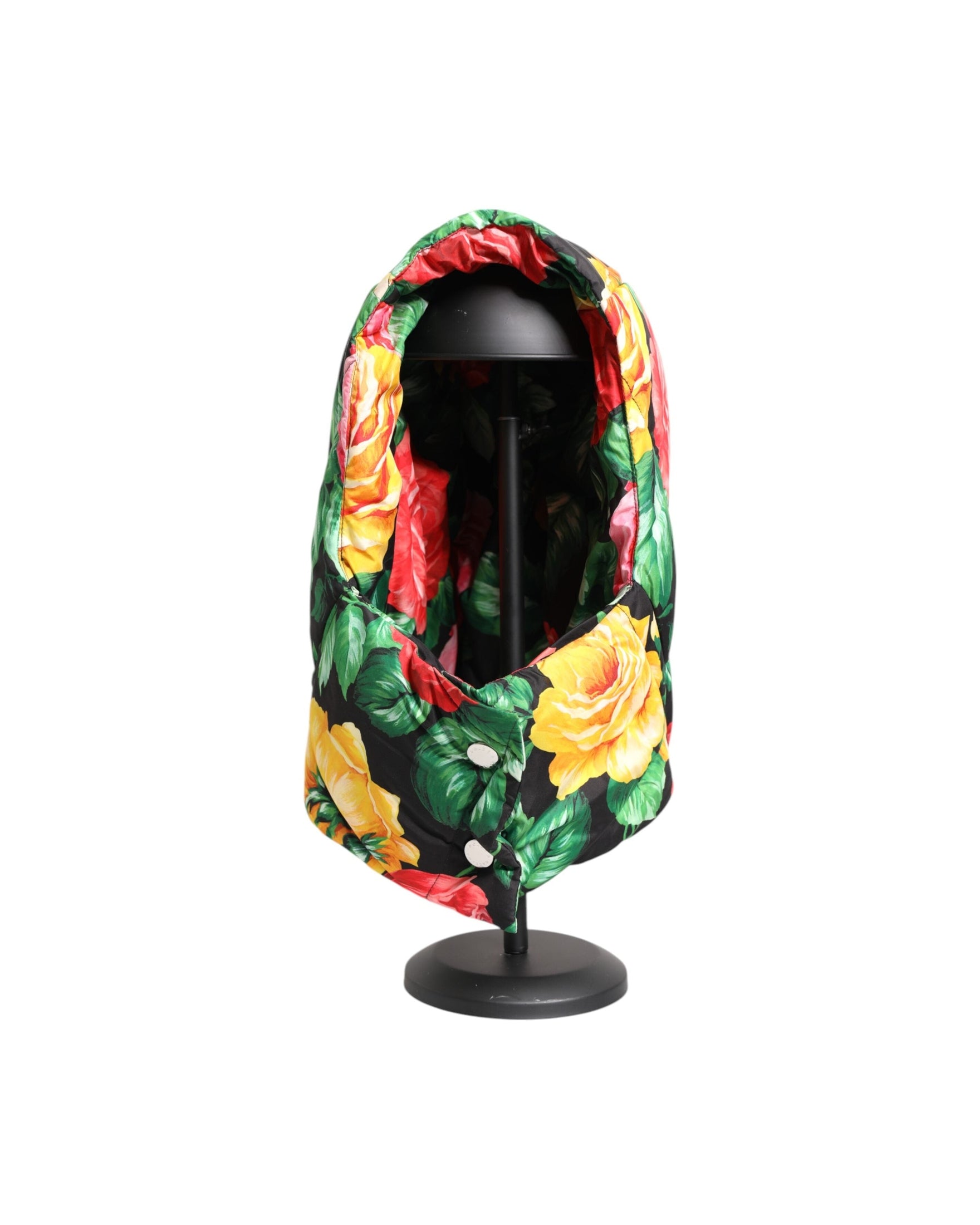 Dolce & Gabbana Multicolor Floral Print Whole Head Wrap Hat Glam Steals