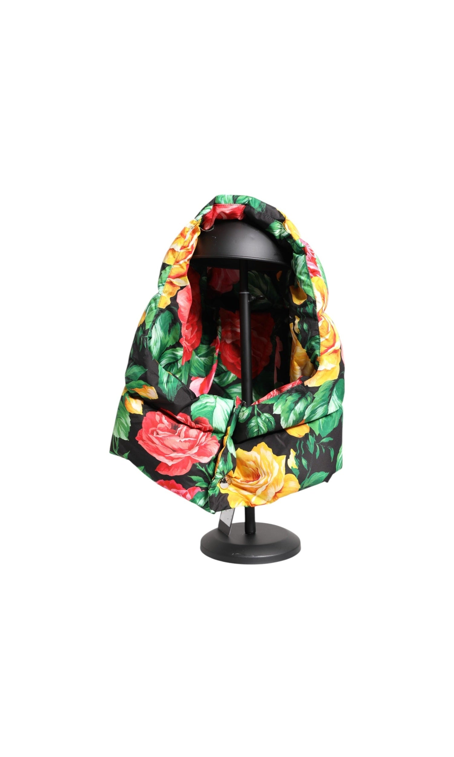Dolce & Gabbana Multicolor Floral Print Whole Head Wrap Hat Glam Steals