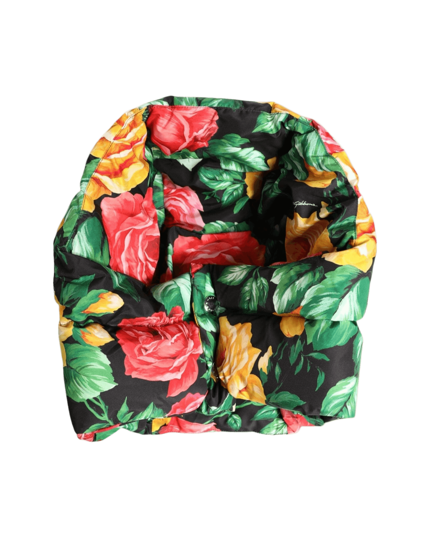 Dolce & Gabbana Multicolor Floral Print Whole Head Wrap Hat Glam Steals