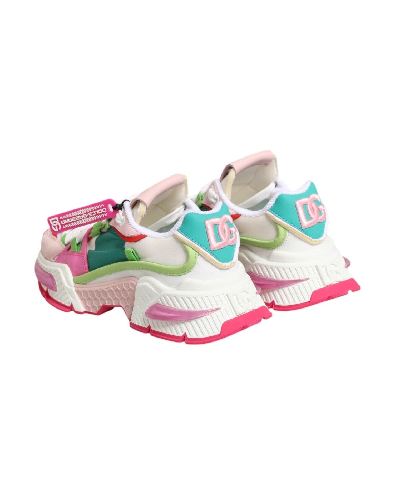 Dolce & Gabbana Multicolor Leather Airmaster Low Top Sneaker Shoes Glam Steals