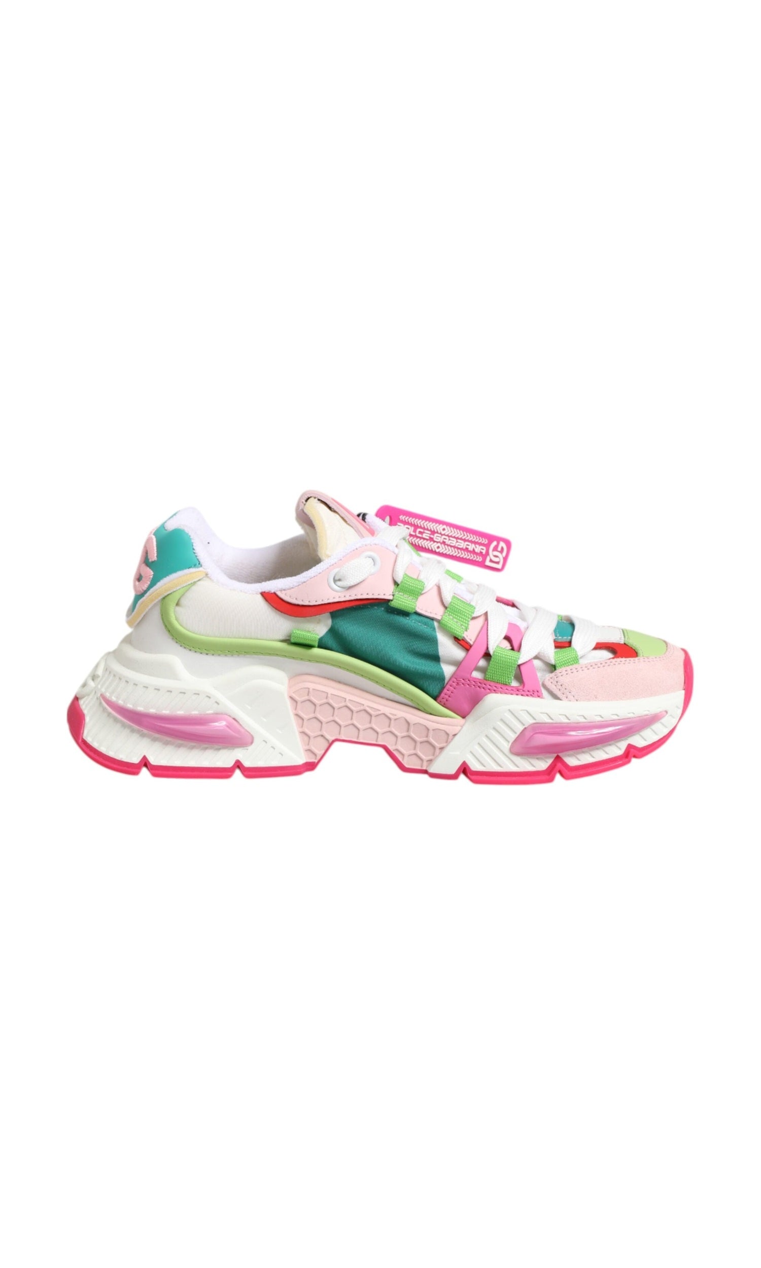 Dolce & Gabbana Multicolor Leather Airmaster Low Top Sneaker Shoes Glam Steals