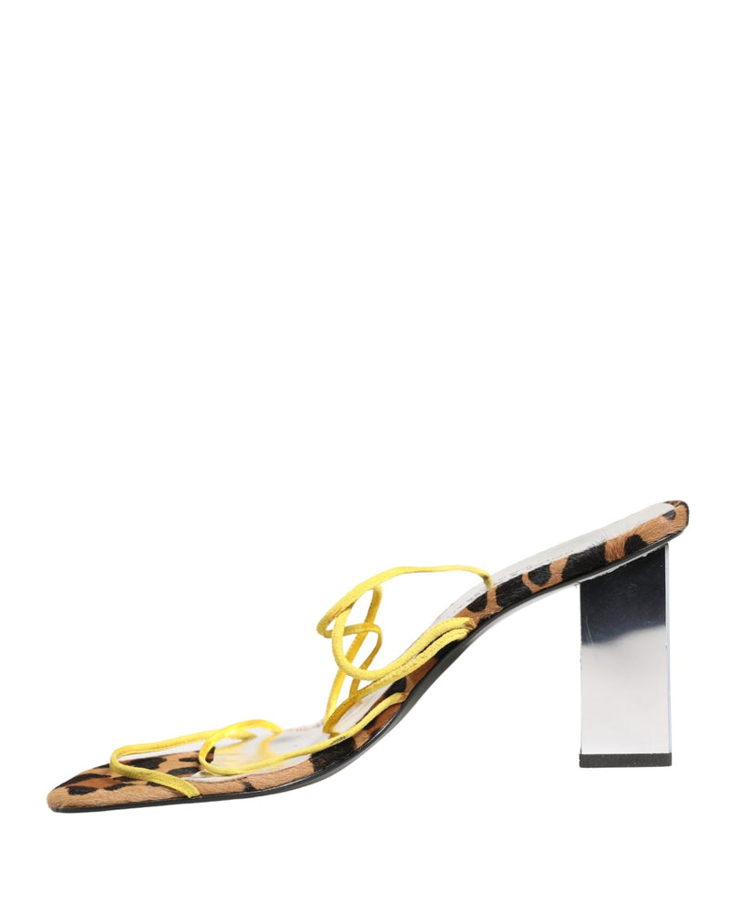 Dolce & Gabbana Multicolor Leather Block Heels Glam Steals