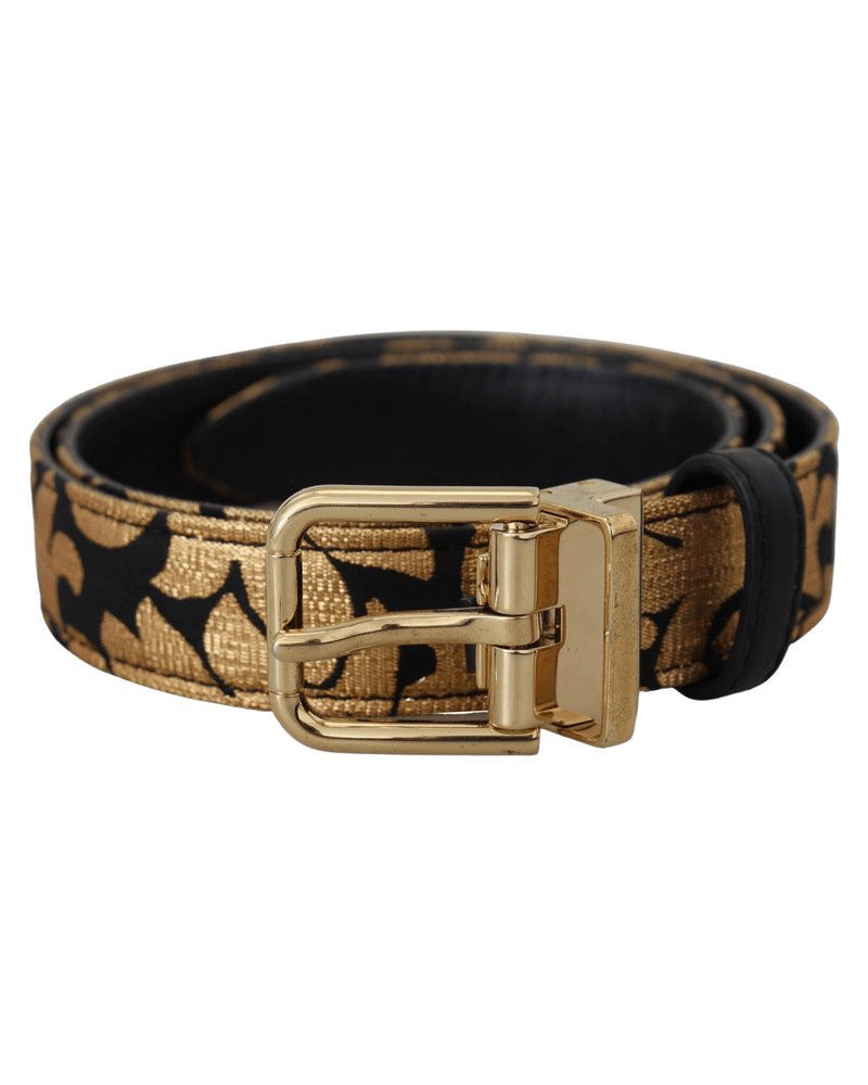 Dolce & Multicolor Gabbana Leather Jacquard Logo Buckle Belt Glam Steals