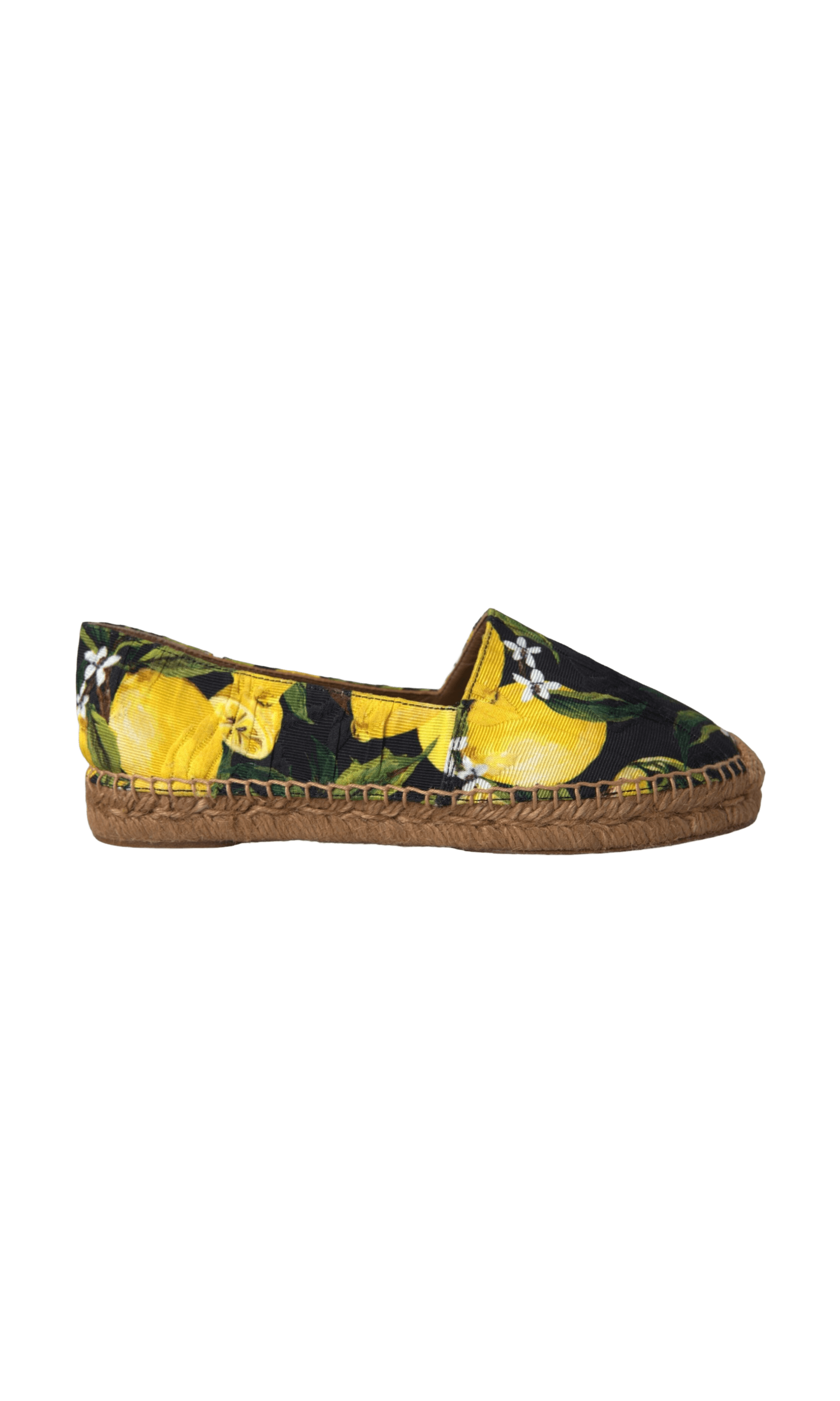 Dolce & Gabbana Multicolor Lemon Slip On Espadrilles Shoes Glam Steals