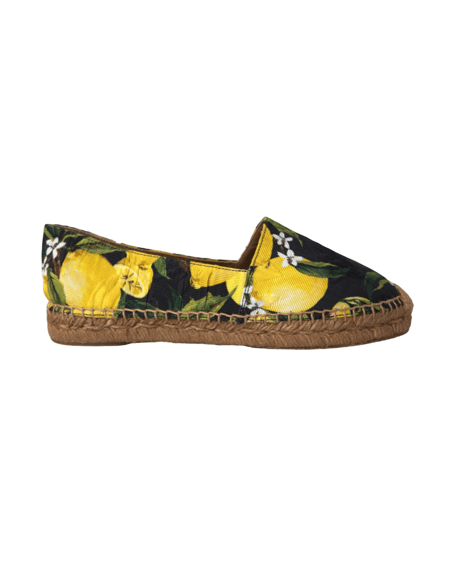 Dolce & Gabbana Multicolor Lemon Slip On Espadrilles Shoes Glam Steals