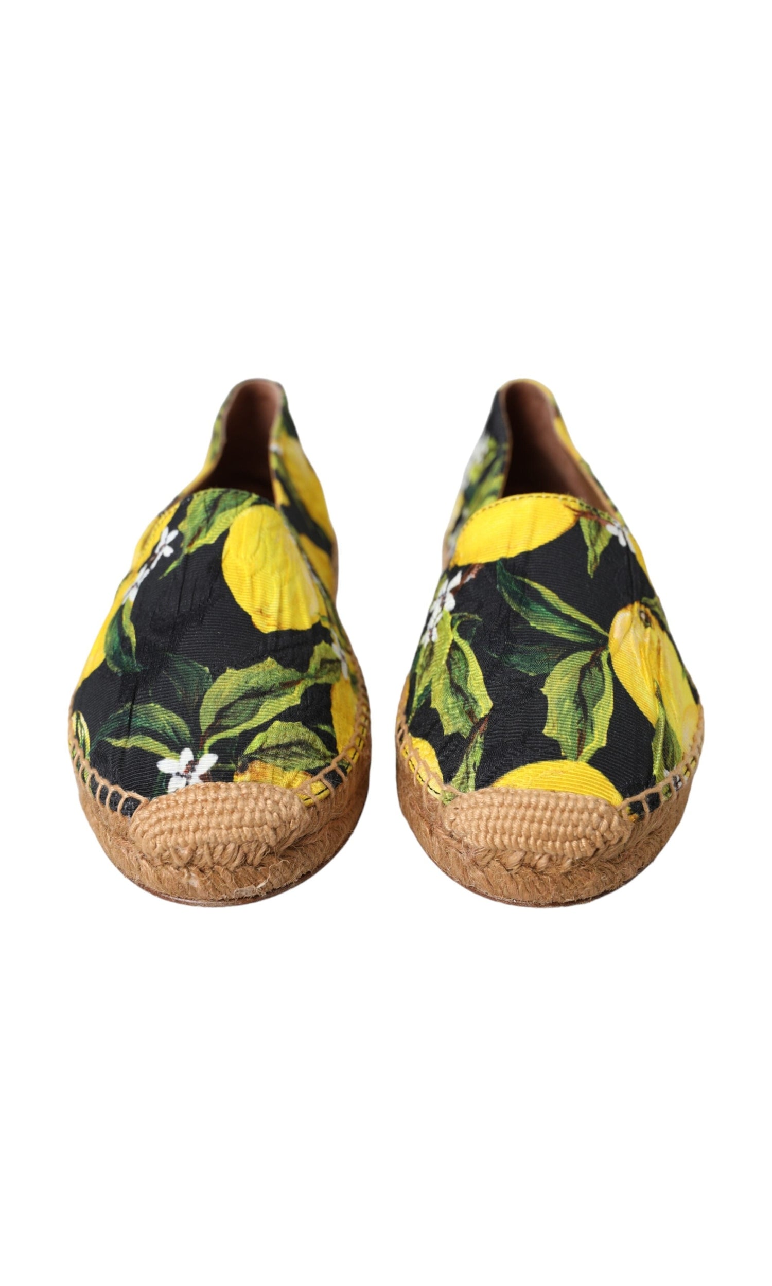 Dolce & Gabbana Multicolor Lemon Slip On Espadrilles Shoes Glam Steals