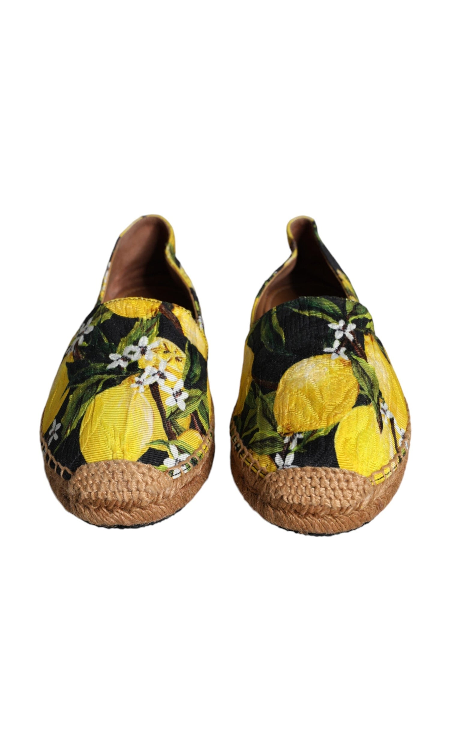 Dolce & Gabbana Multicolor Lemon Slip On Espadrilles Shoes Glam Steals