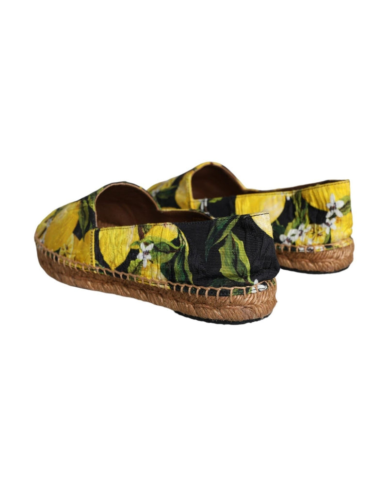 Dolce & Gabbana Multicolor Lemon Slip On Espadrilles Shoes Glam Steals