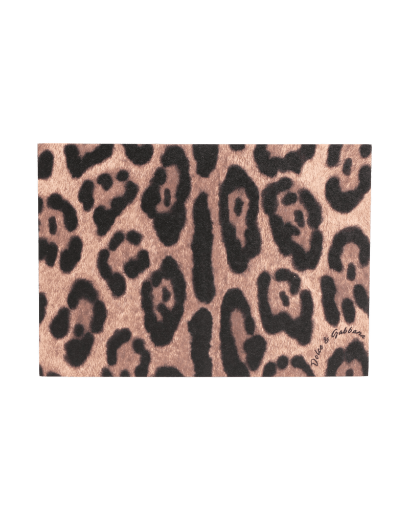 Dolce & Gabbana Multicolor Leopard Print Envelope Paper Post Card Holder Glam Steals