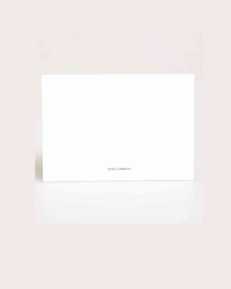 Dolce & Gabbana Multicolor Leopard Print Envelope Paper Post Card Holder Glam Steals