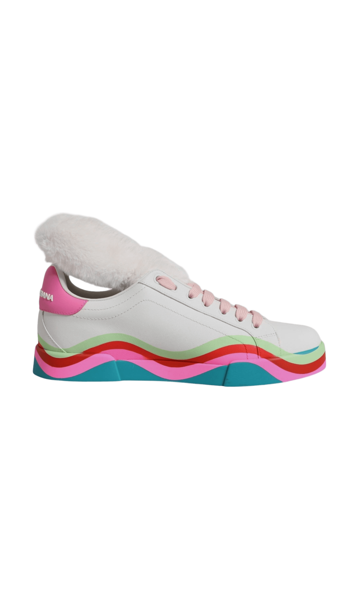 Dolce & Gabbana Multicolor Low Top Trainers Sneakers Shoes Glam Steals