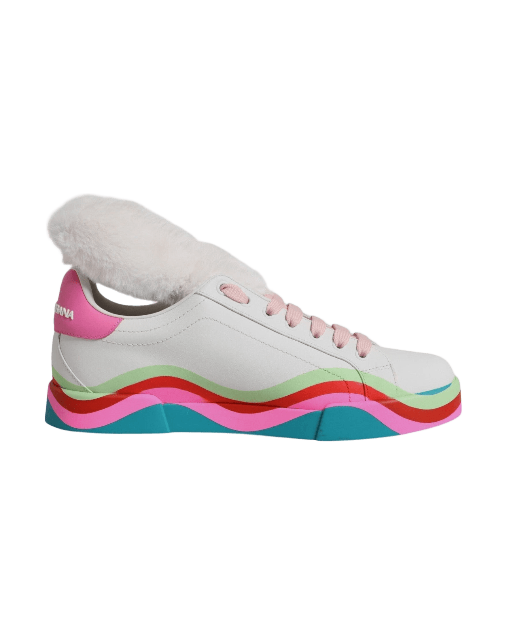 Dolce & Gabbana Multicolor Low Top Trainers Sneakers Shoes Glam Steals