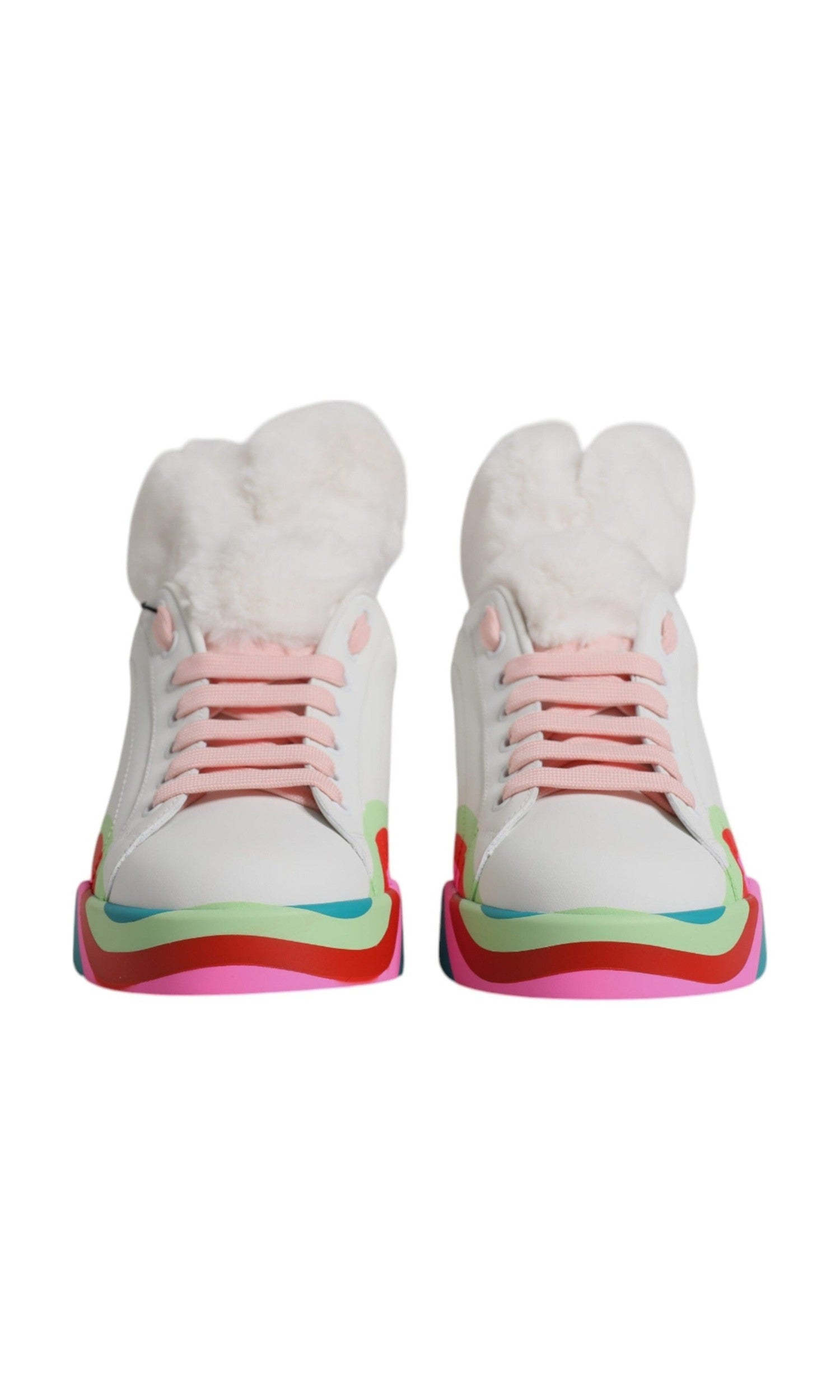 Dolce & Gabbana Multicolor Low Top Trainers Sneakers Shoes Glam Steals