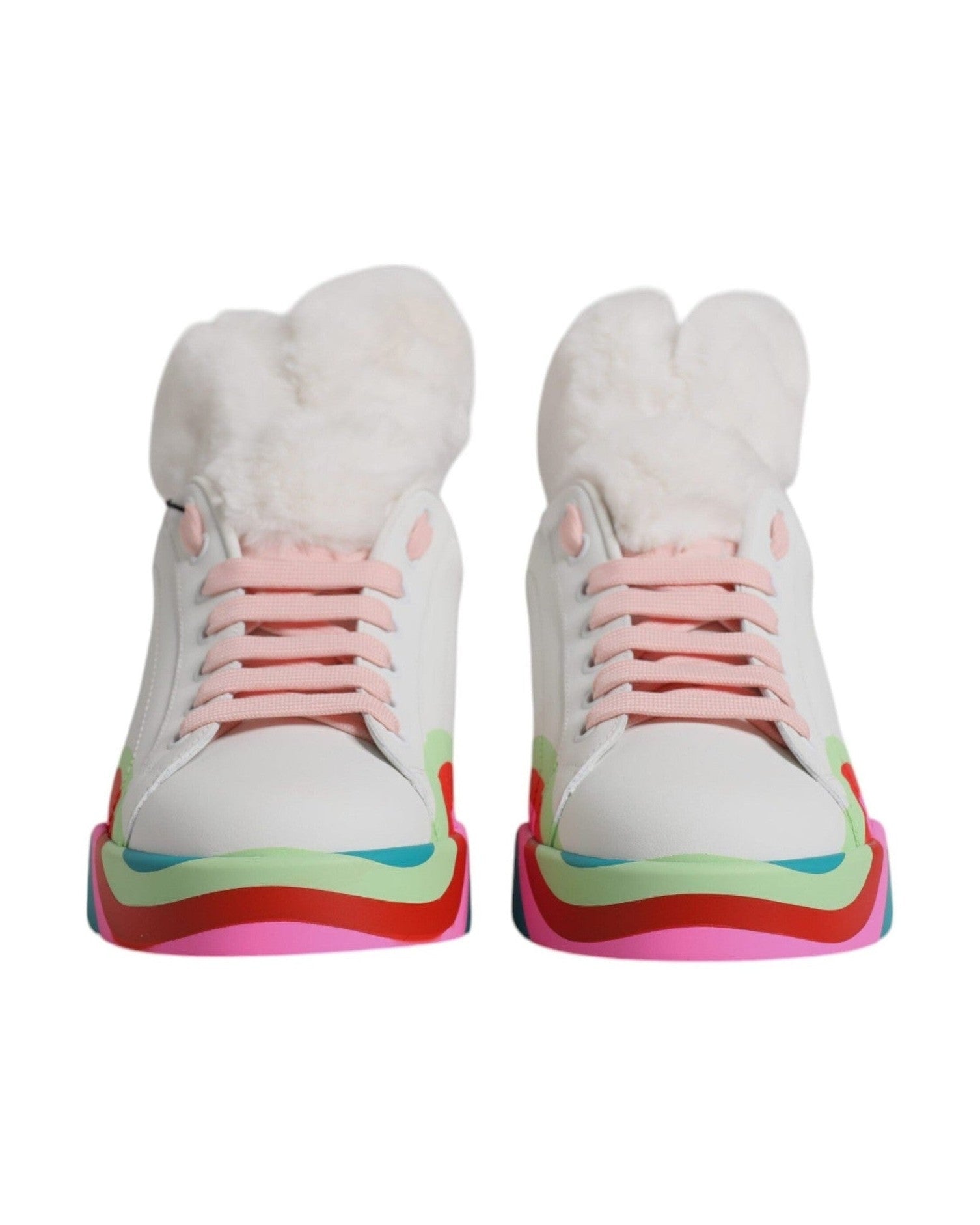 Dolce & Gabbana Multicolor Low Top Trainers Sneakers Shoes Glam Steals
