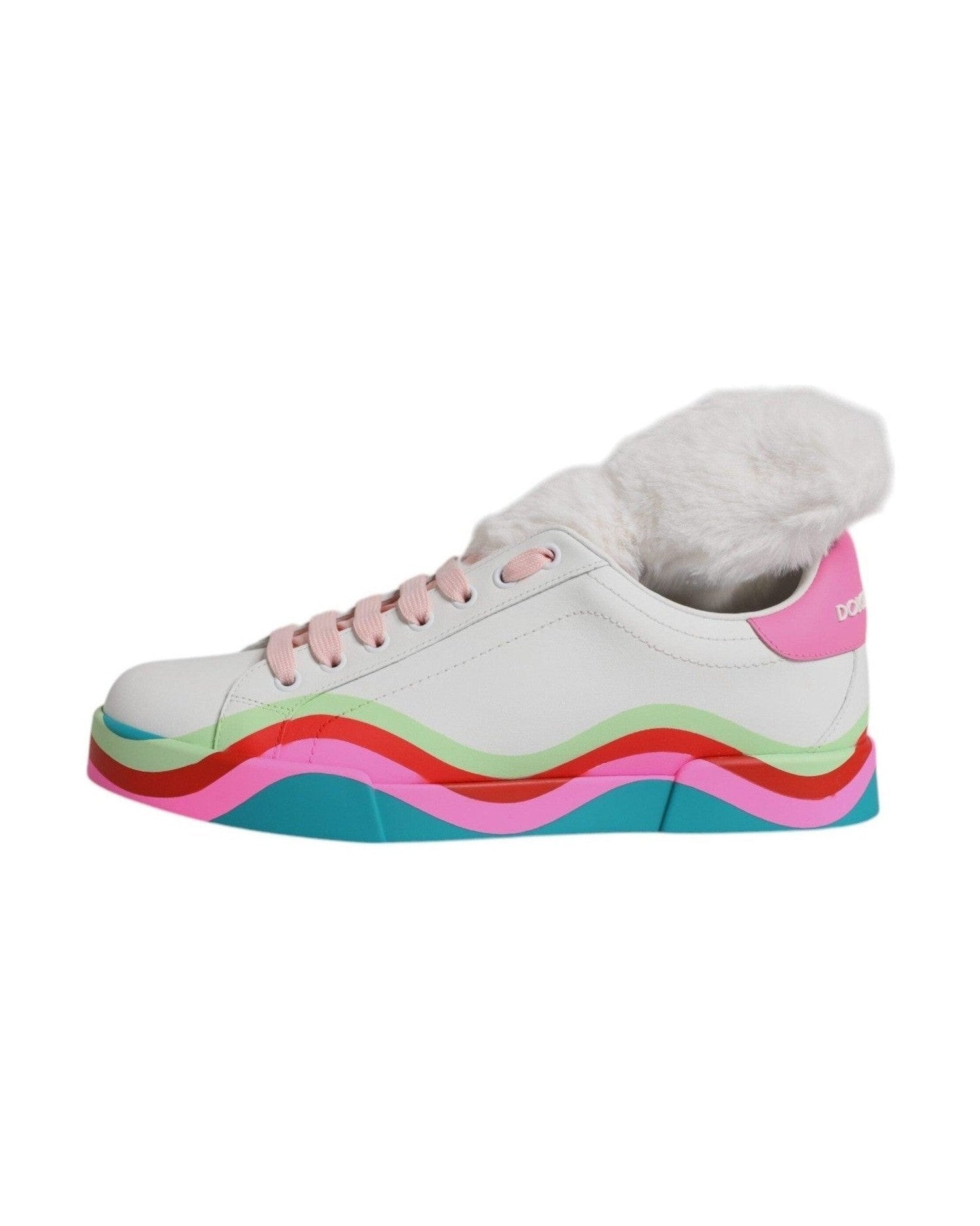 Dolce & Gabbana Multicolor Low Top Trainers Sneakers Shoes Glam Steals