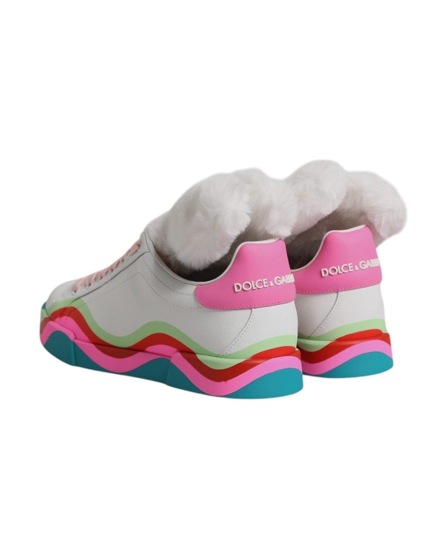 Dolce & Gabbana Multicolor Low Top Trainers Sneakers Shoes Glam Steals