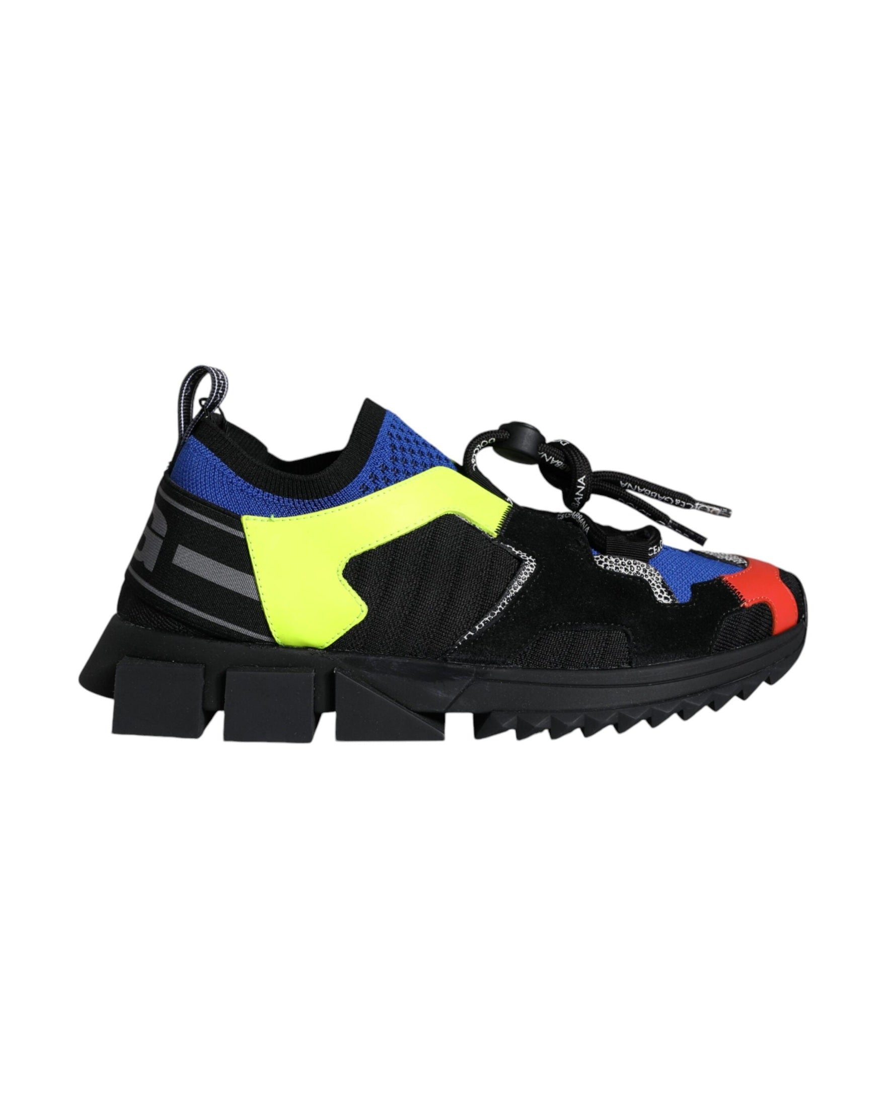 Dolce & Gabbana Multicolor Mesh Sorrento Trekking Shoes Sneakers