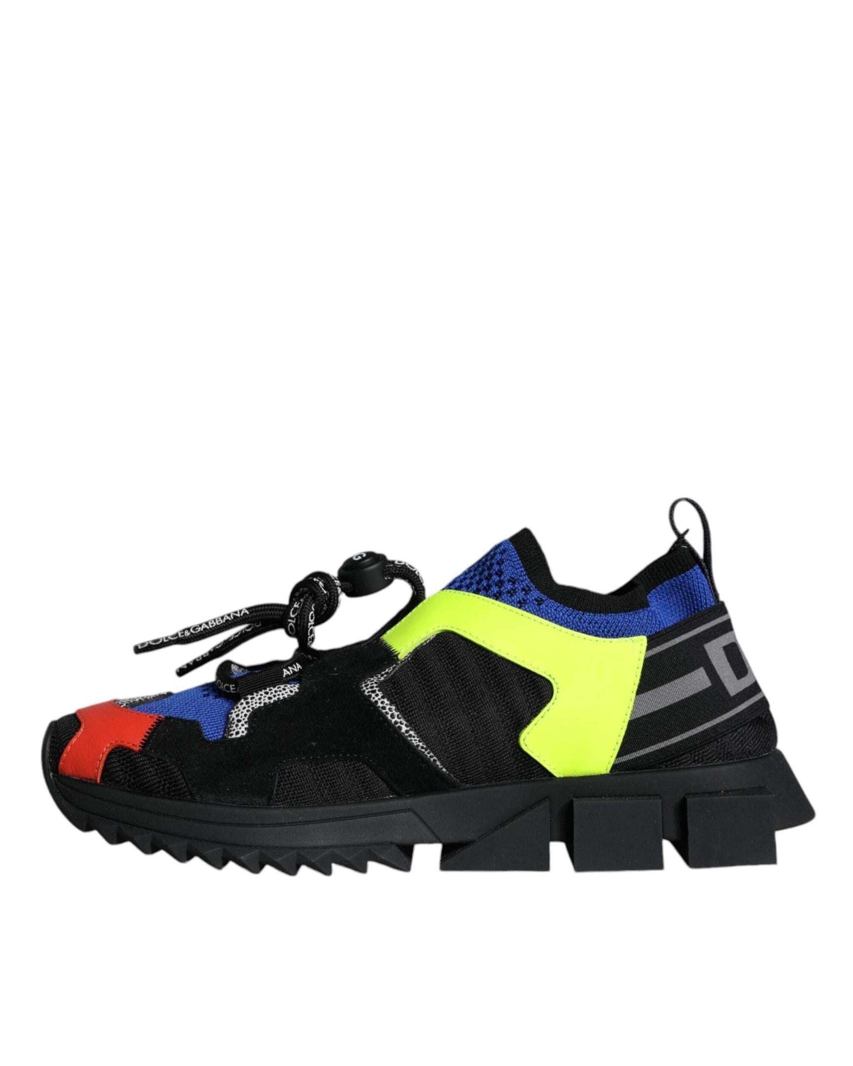 Dolce & Gabbana Multicolor Mesh Sorrento Trekking Shoes Sneakers