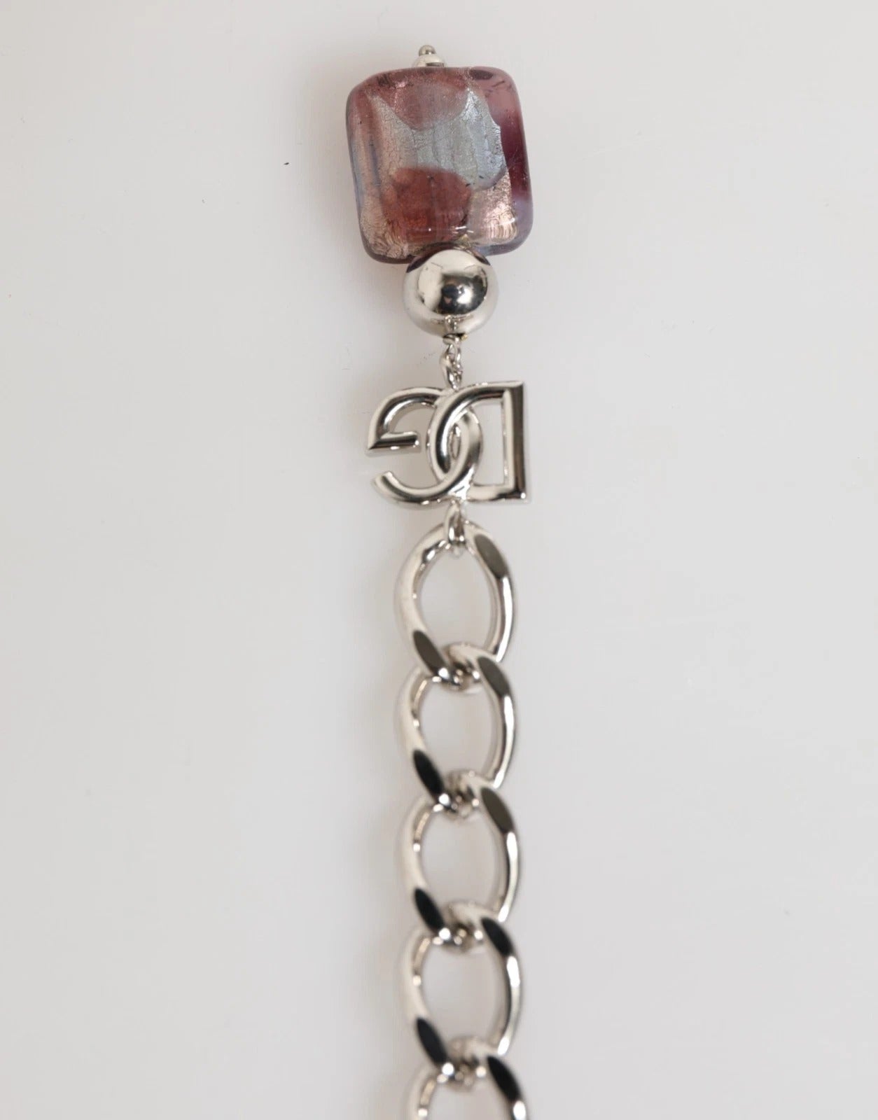 Dolce & Gabbana Multicolor Murano Glass Beads Brass Zamak Necklace Glam Steals
