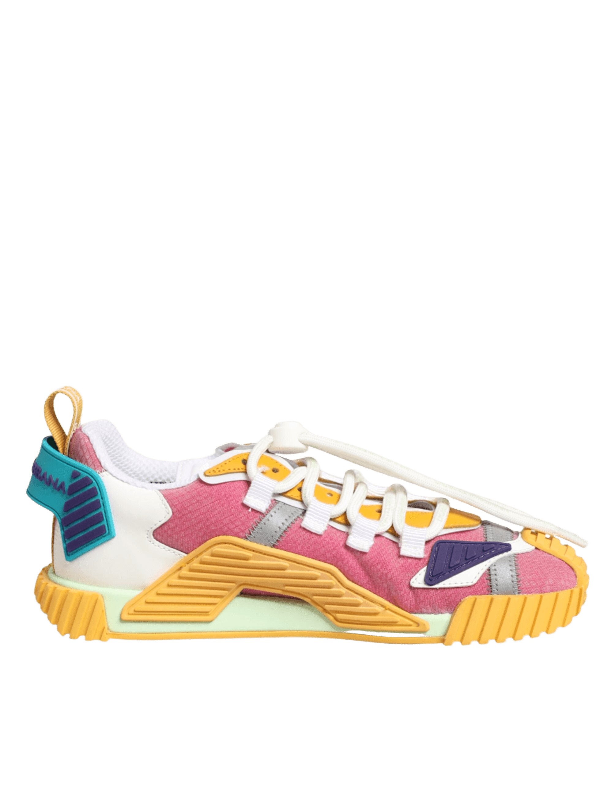 Dolce & Gabbana Multicolor Nylon Ns1 Low Top Sneakers Shoes Glam Steals