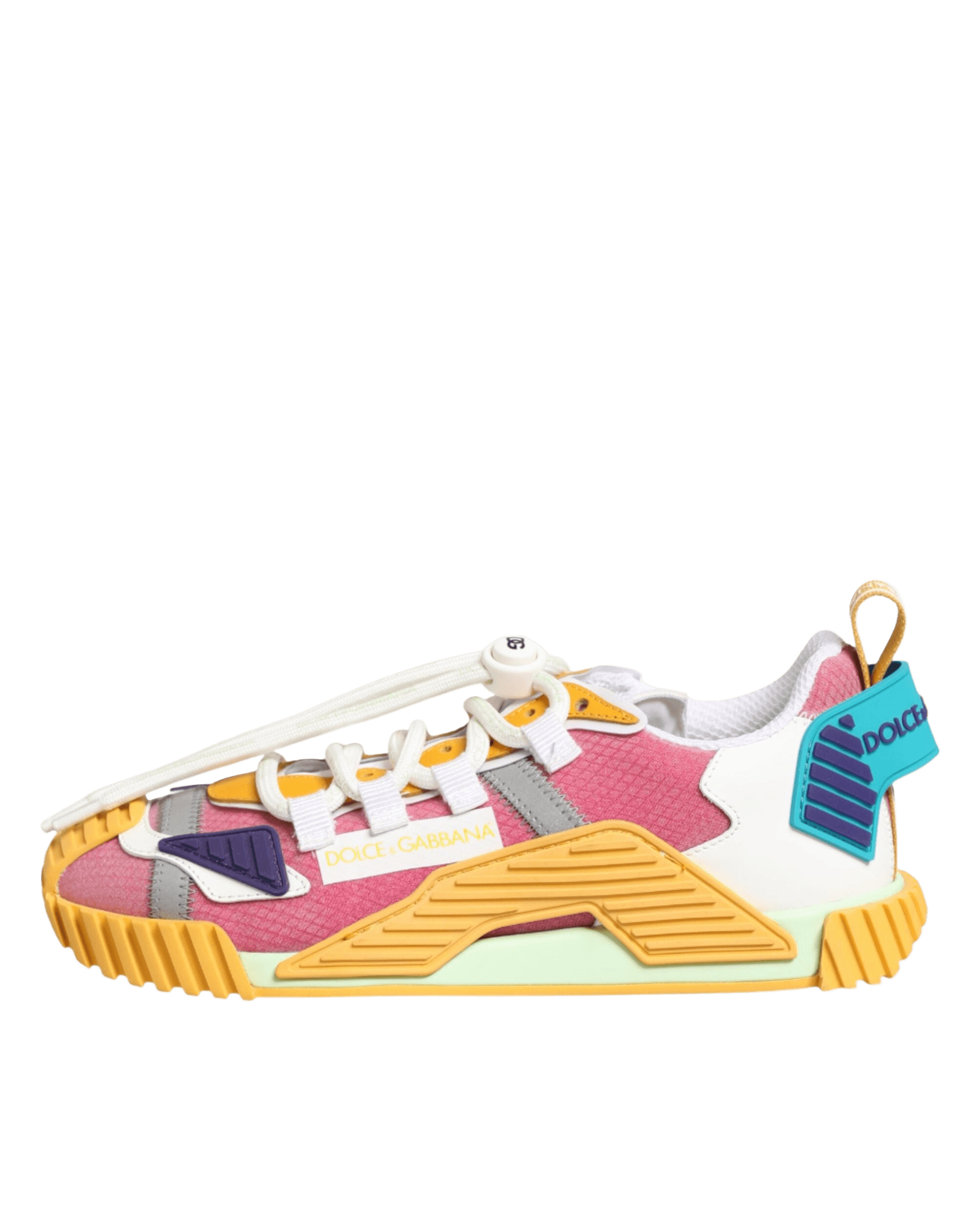 Dolce & Gabbana Multicolor Nylon Ns1 Low Top Sneakers Shoes Glam Steals