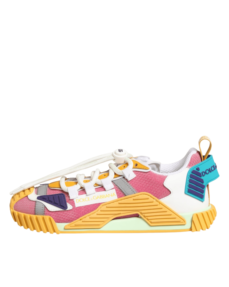 Dolce & Gabbana Multicolor Nylon Ns1 Low Top Sneakers Shoes Glam Steals