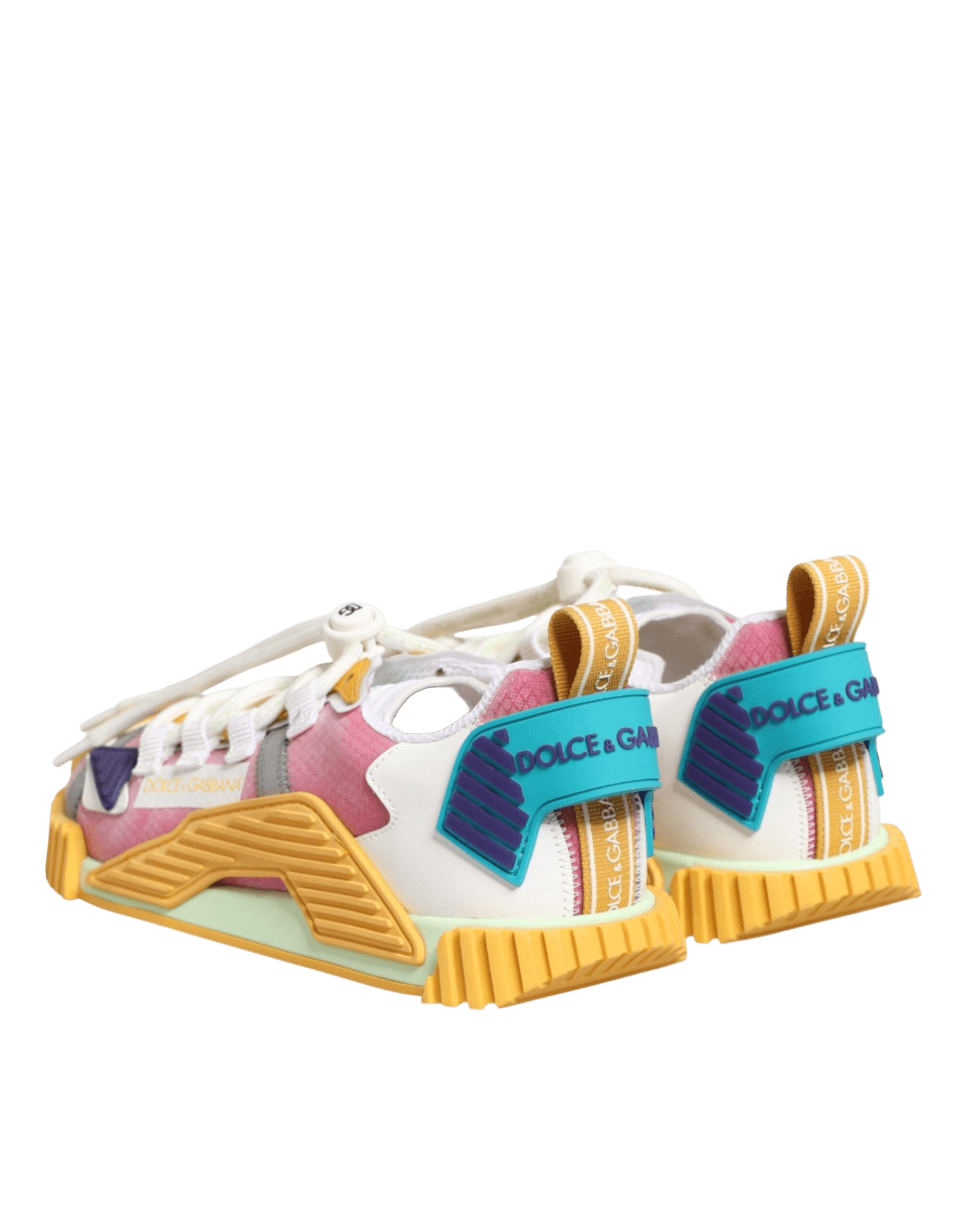 Dolce & Gabbana Multicolor Nylon Ns1 Low Top Sneakers Shoes Glam Steals