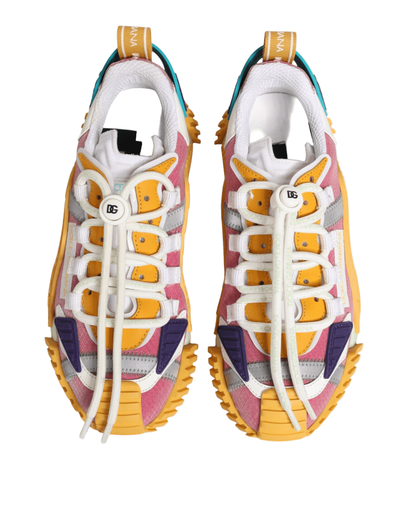 Dolce & Gabbana Multicolor Nylon Ns1 Low Top Sneakers Shoes Glam Steals