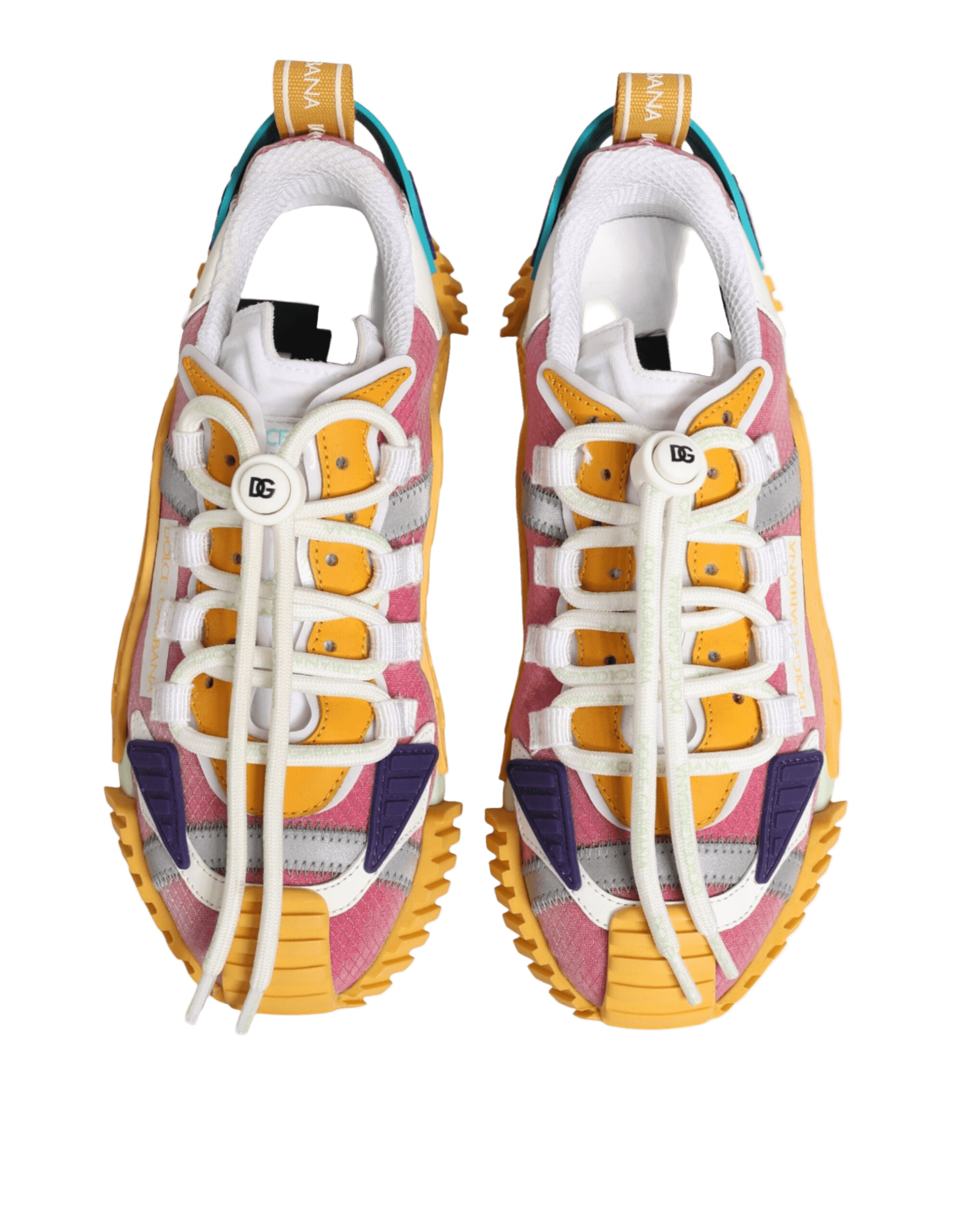 Dolce & Gabbana Multicolor Nylon Ns1 Low Top Sneakers Shoes Glam Steals