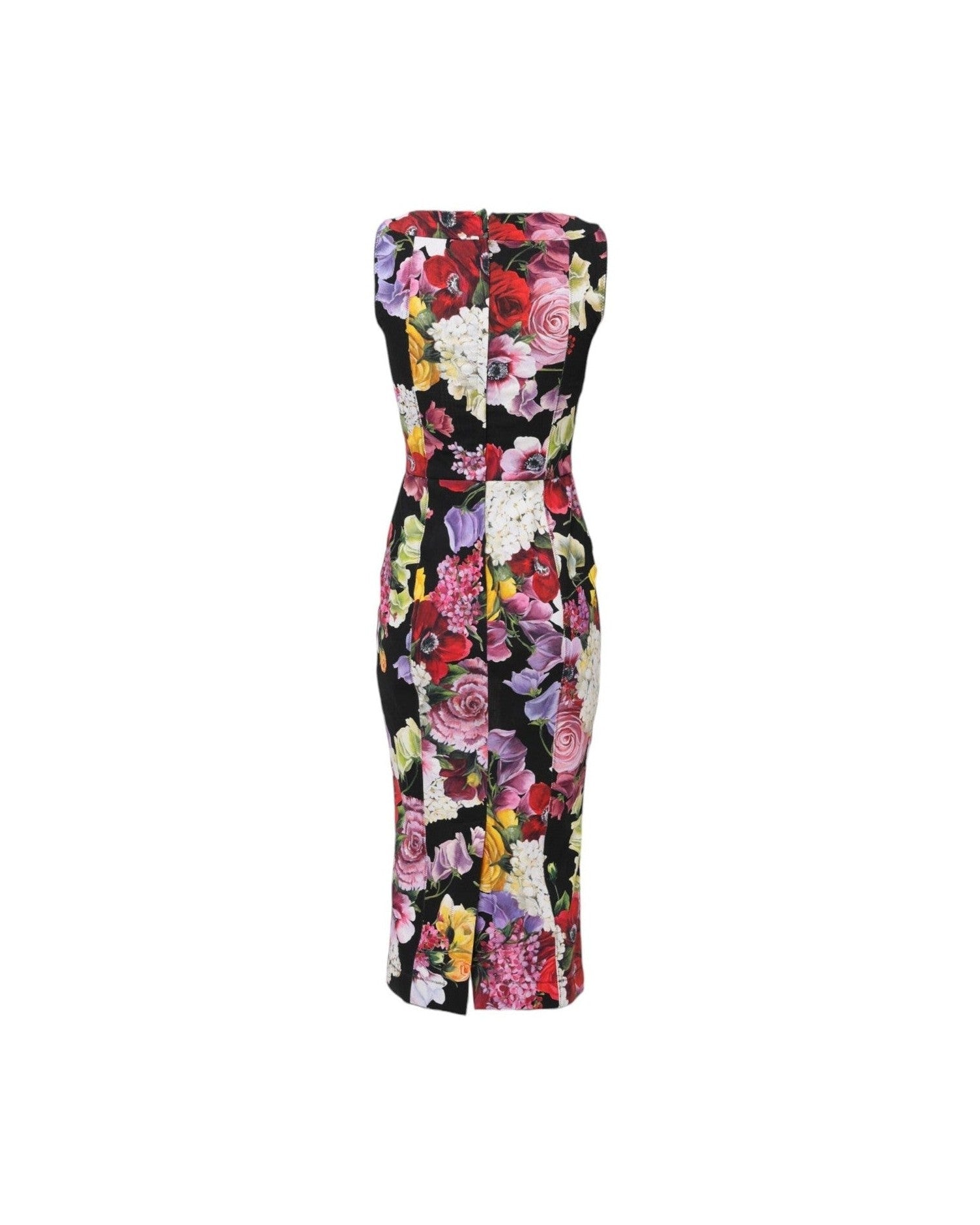 Dolce & Gabbana Multicolor Ortensia Patchwork Sheath Dress Glam Steals