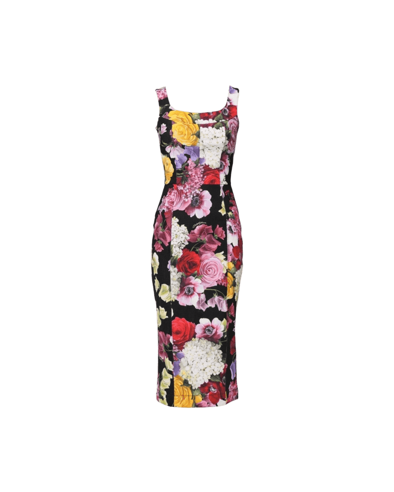 Dolce & Multicolor Gabbana Ortensia Patchwork Sheath Dress Glam Steals