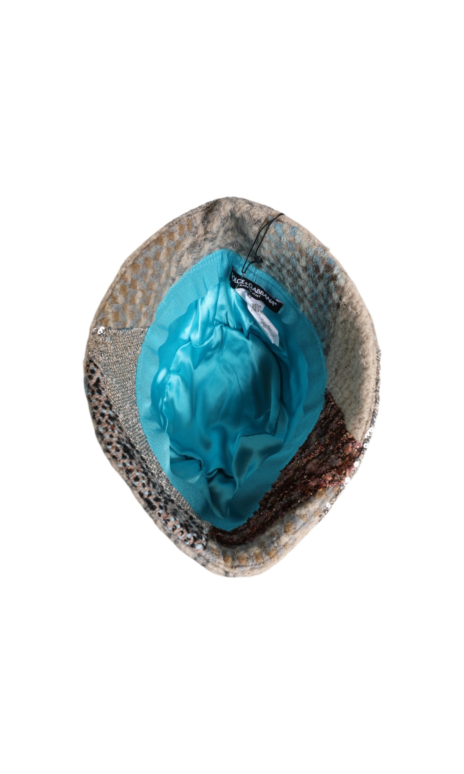 Dolce & Gabbana Multicolor Patchwork Embellished Bucket Hat Glam Steals