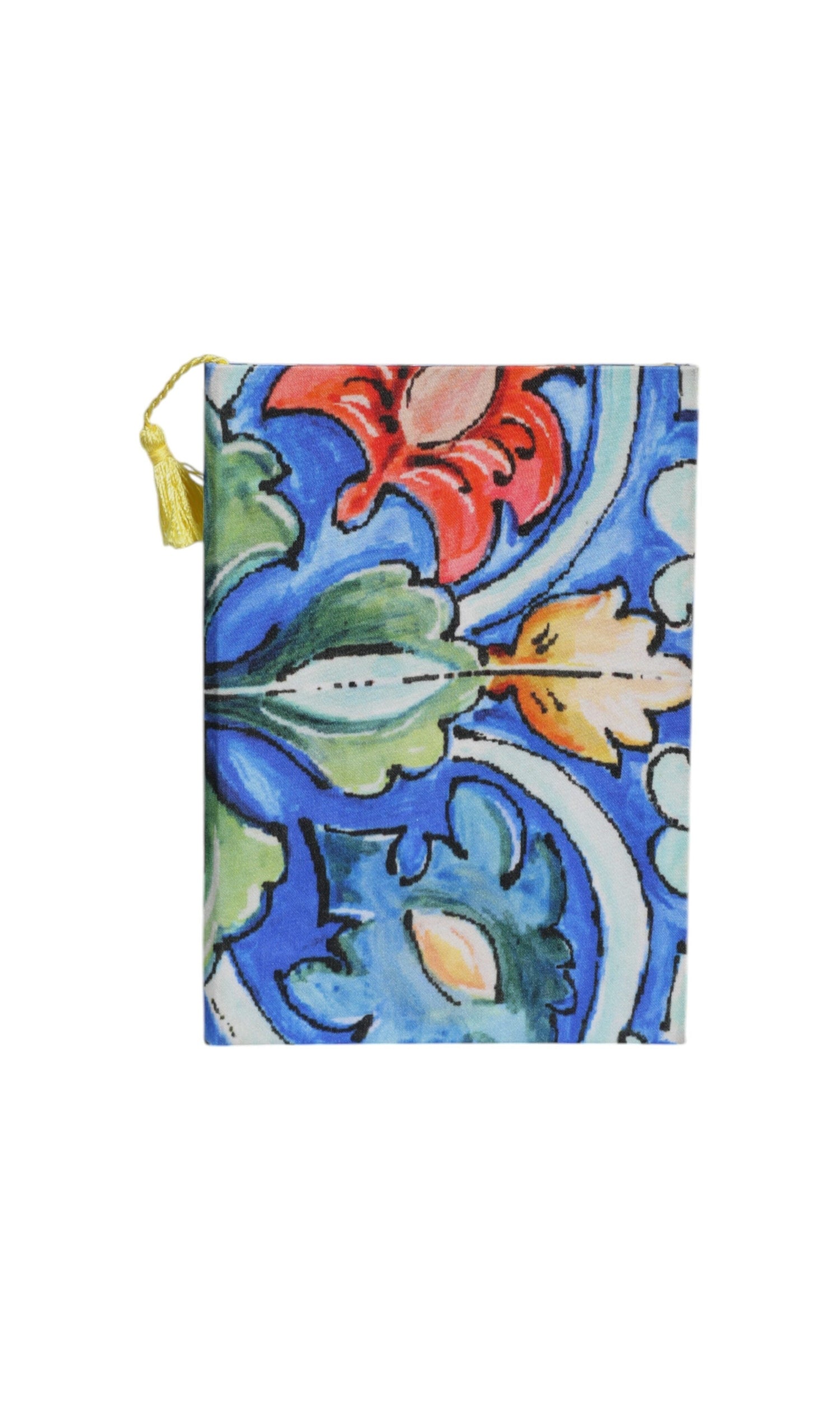 Dolce & Gabbana Multicolor Polyester Floral Siciliano Print Notebook Glam Steals
