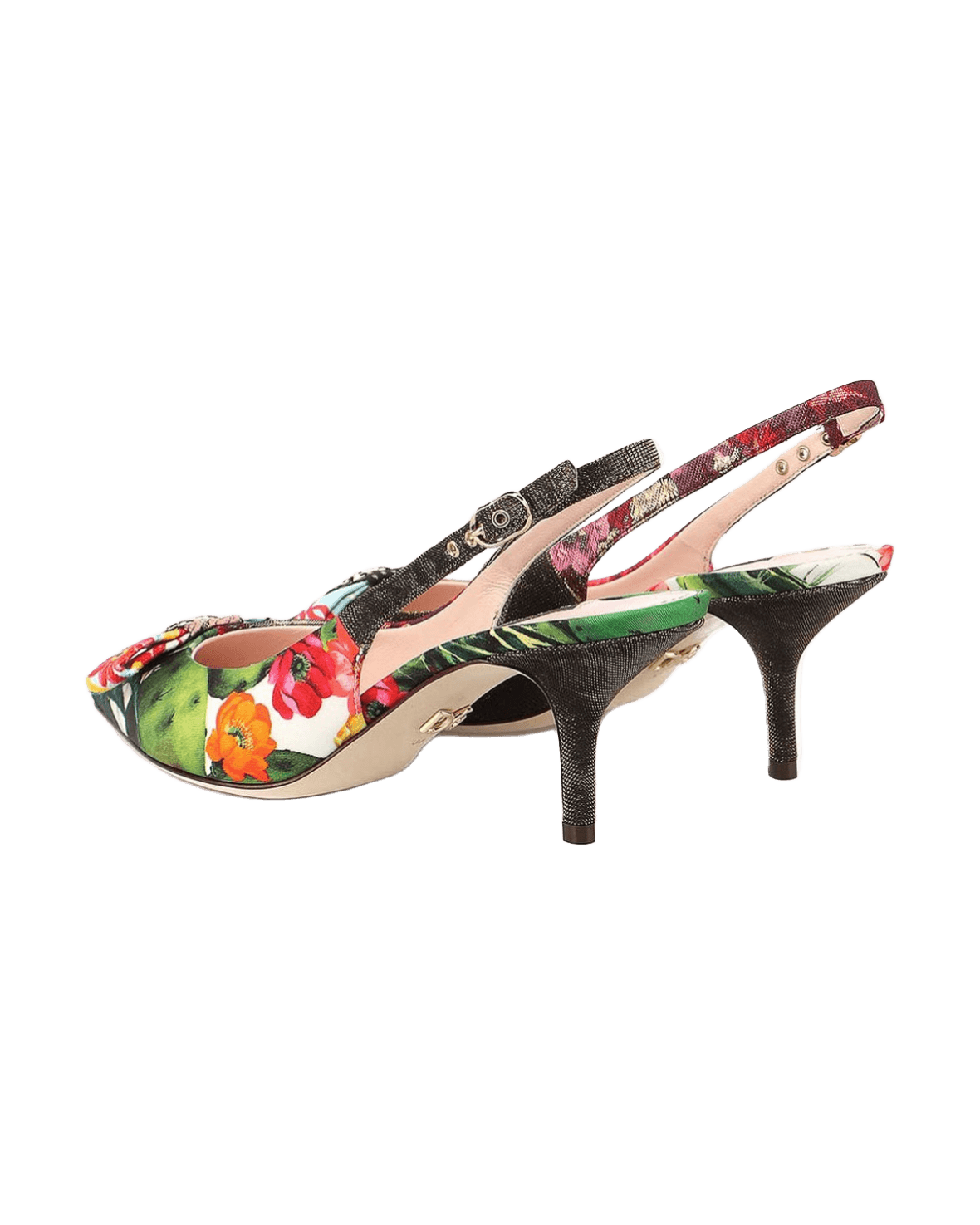 Dolce & Gabbana Multicolor Polyester Sandal Glam Steals
