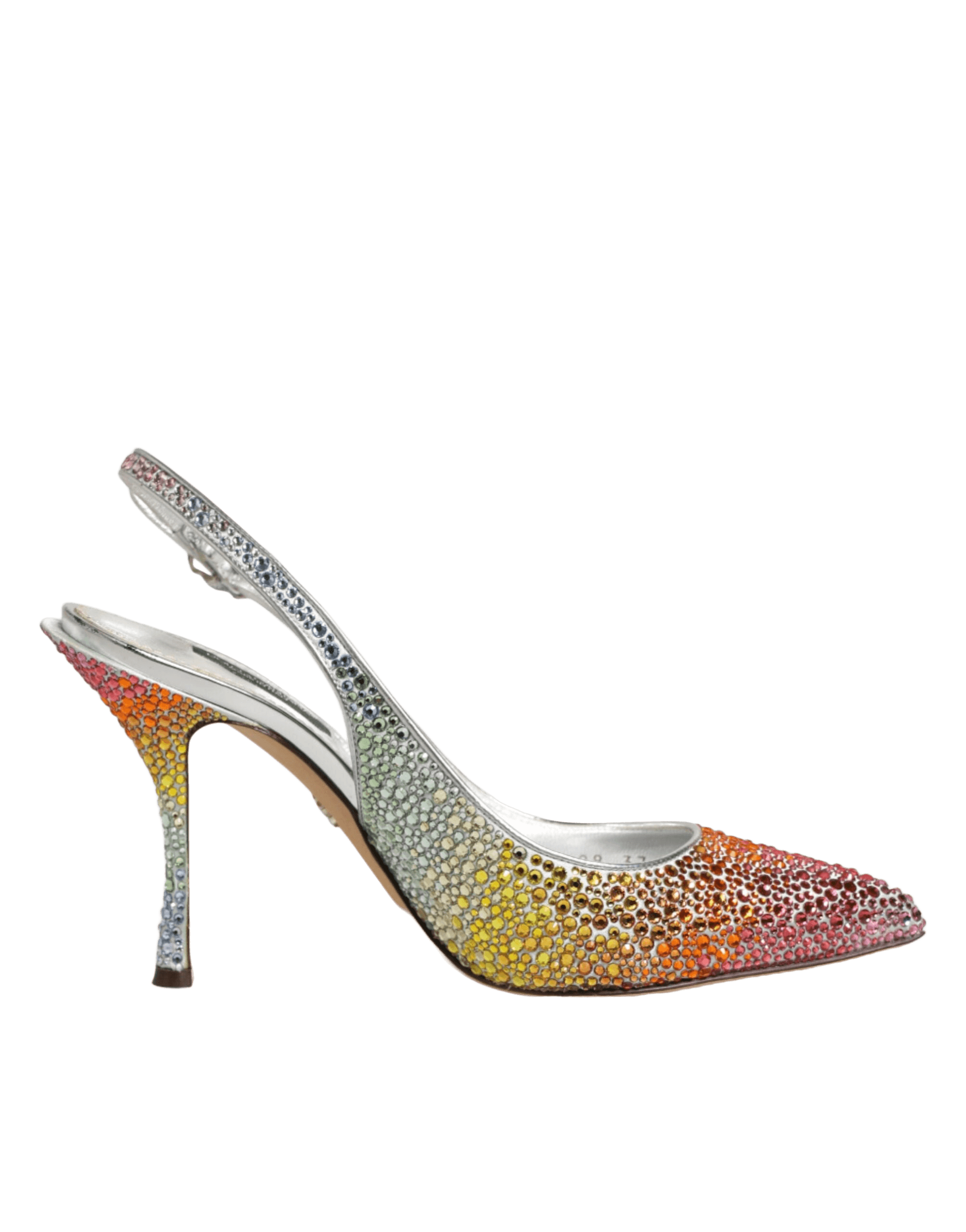 Dolce & Gabbana Multicolor Sequin Slingback Pumps Shoes Glam Steals