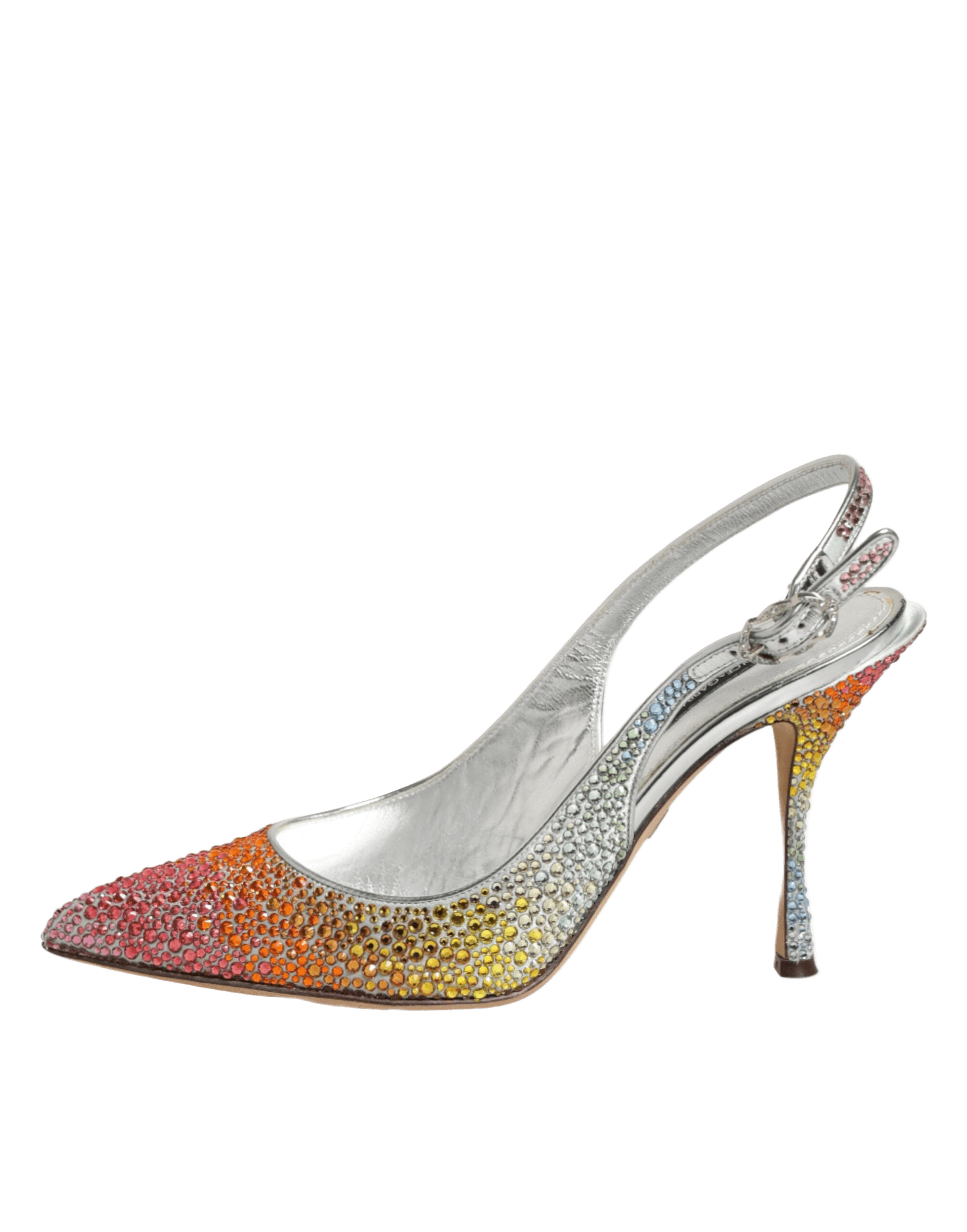 Dolce & Gabbana Multicolor Sequin Slingback Pumps Shoes Glam Steals