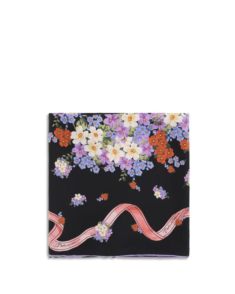 Dolce & Gabbana Multicolor Silk Scarf 
