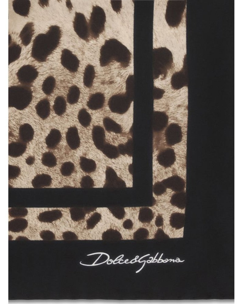 Dolce & Gabbana Multicolor Silk Scarf 