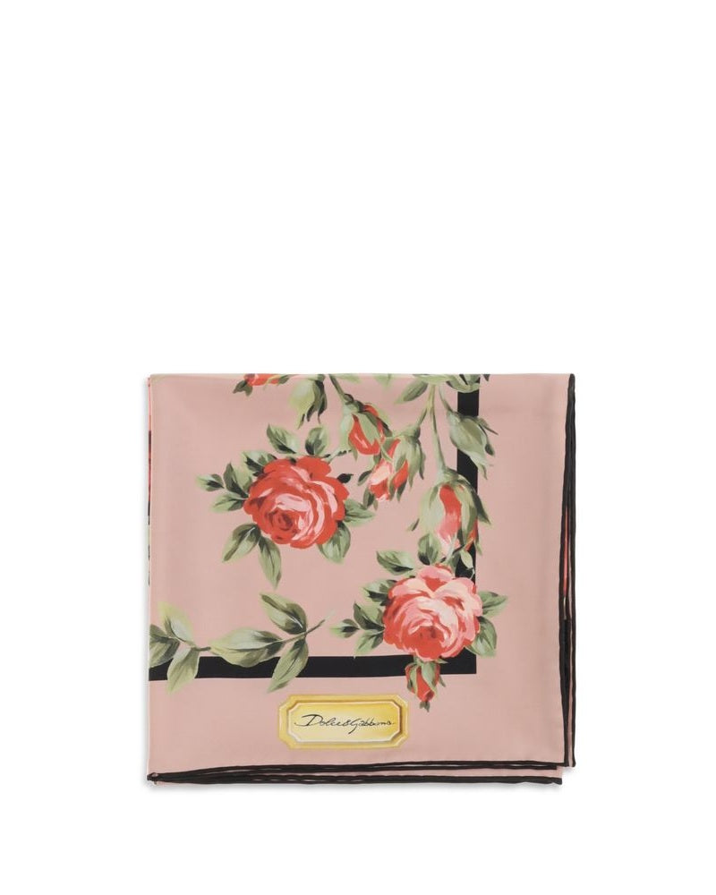 Dolce & Gabbana Multicolor Silk Scarf Glam Steals