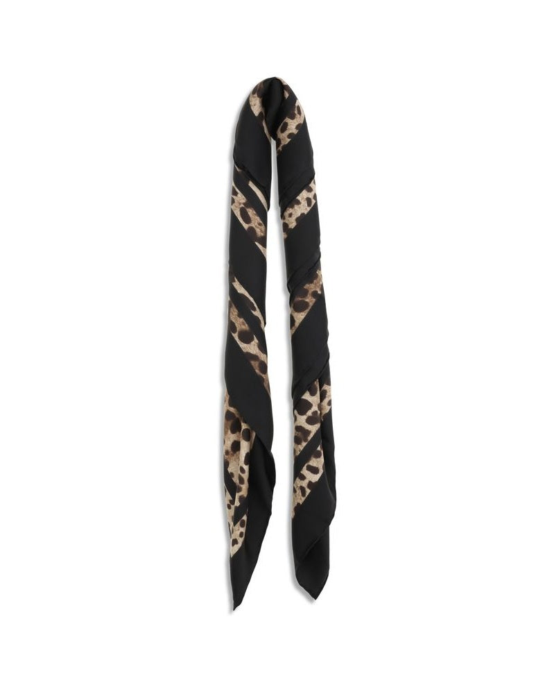 Dolce & Gabbana Multicolor Silk Scarf 