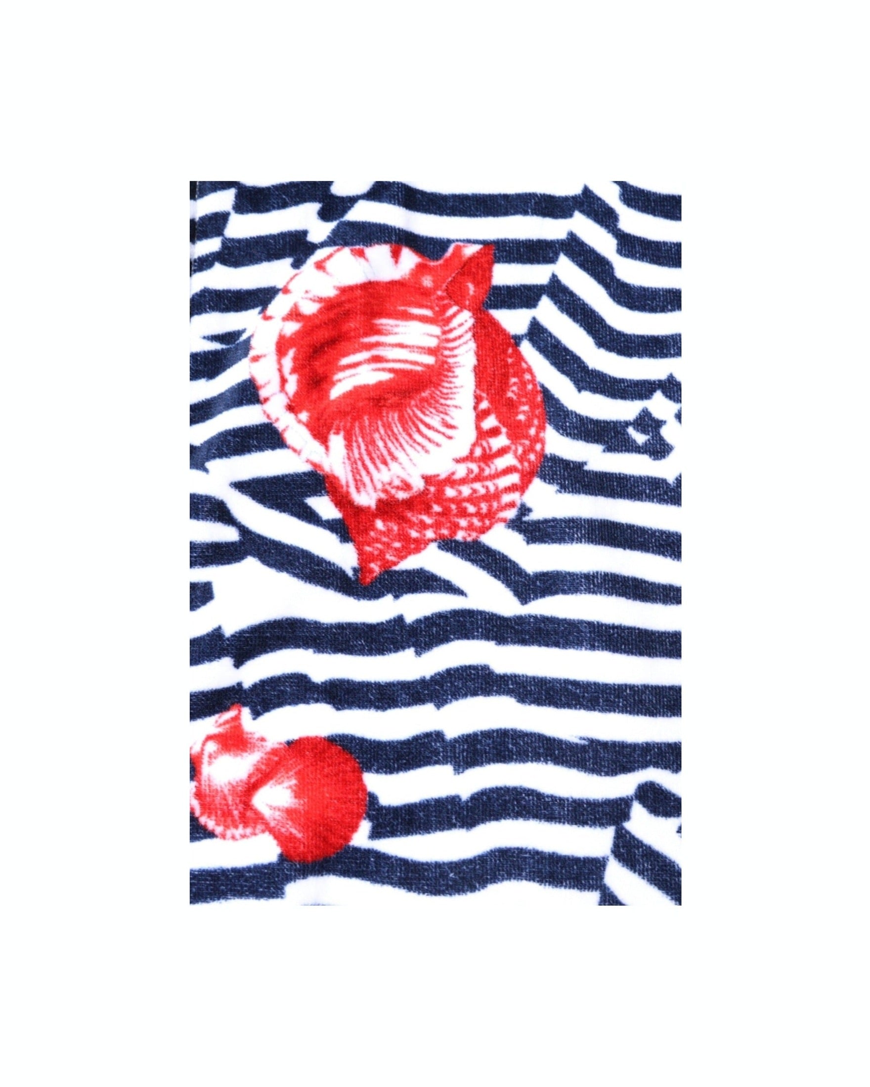 Dolce & Gabbana Stripes Seashells Beach Multicolor Towel Glam Steals