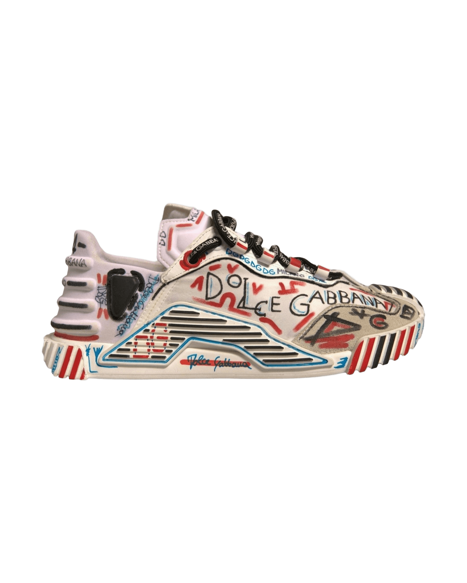 Dolce & Gabbana Multicolor Suede Fabric Ns1 Sneakers Shoes Glam Steals