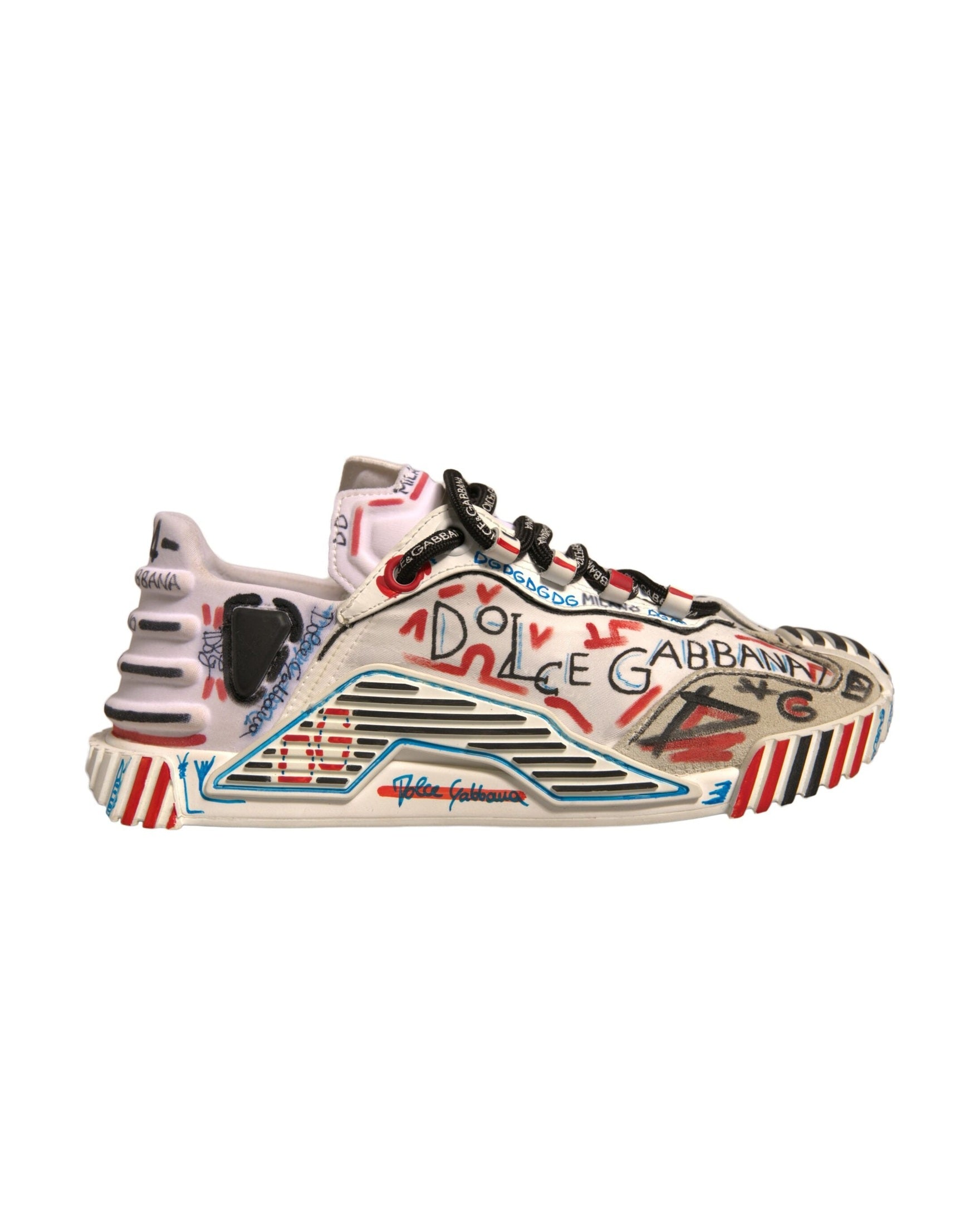 Dolce & Gabbana Multicolor Suede Fabric Ns1 Sneakers Shoes Glam Steals