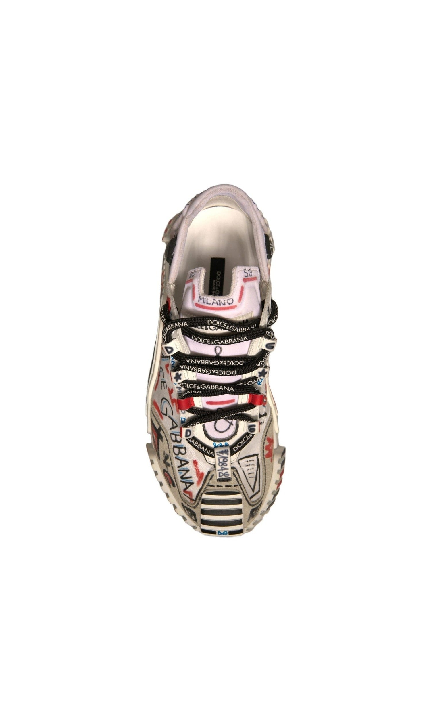 Dolce & Gabbana Multicolor Suede Fabric Ns1 Sneakers Shoes Glam Steals