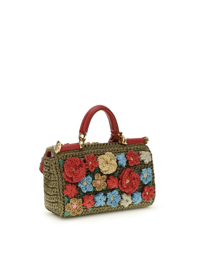 Dolce & Gabbana Multicolor Viscose Shoulder Bag 
