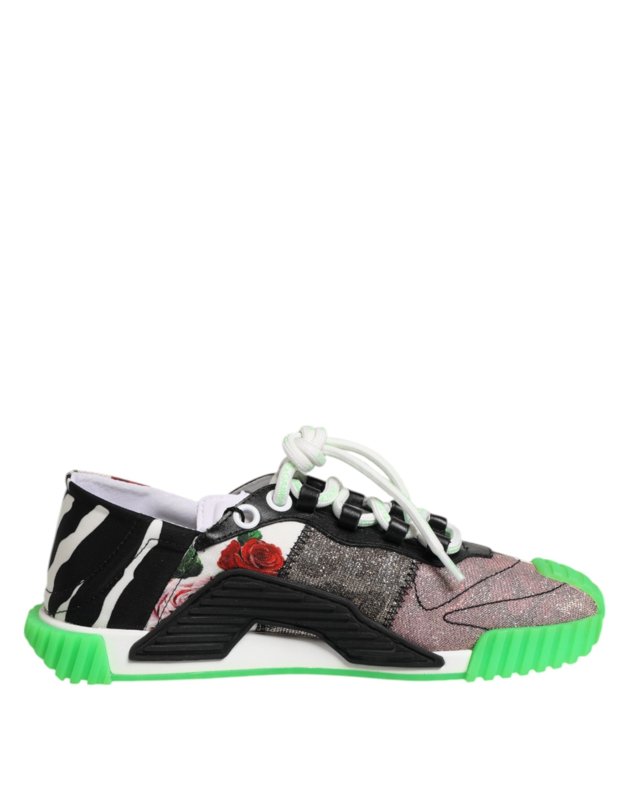 Dolce & Gabbana Multicor Dg Logo Leopard Cherry Sneaker Shoes Glam Steals